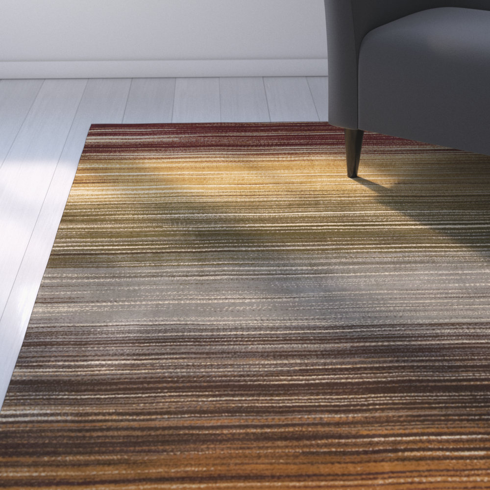 Zipcode™ Design Margret Multicolored Stripe Area Rug & Reviews Wayfair