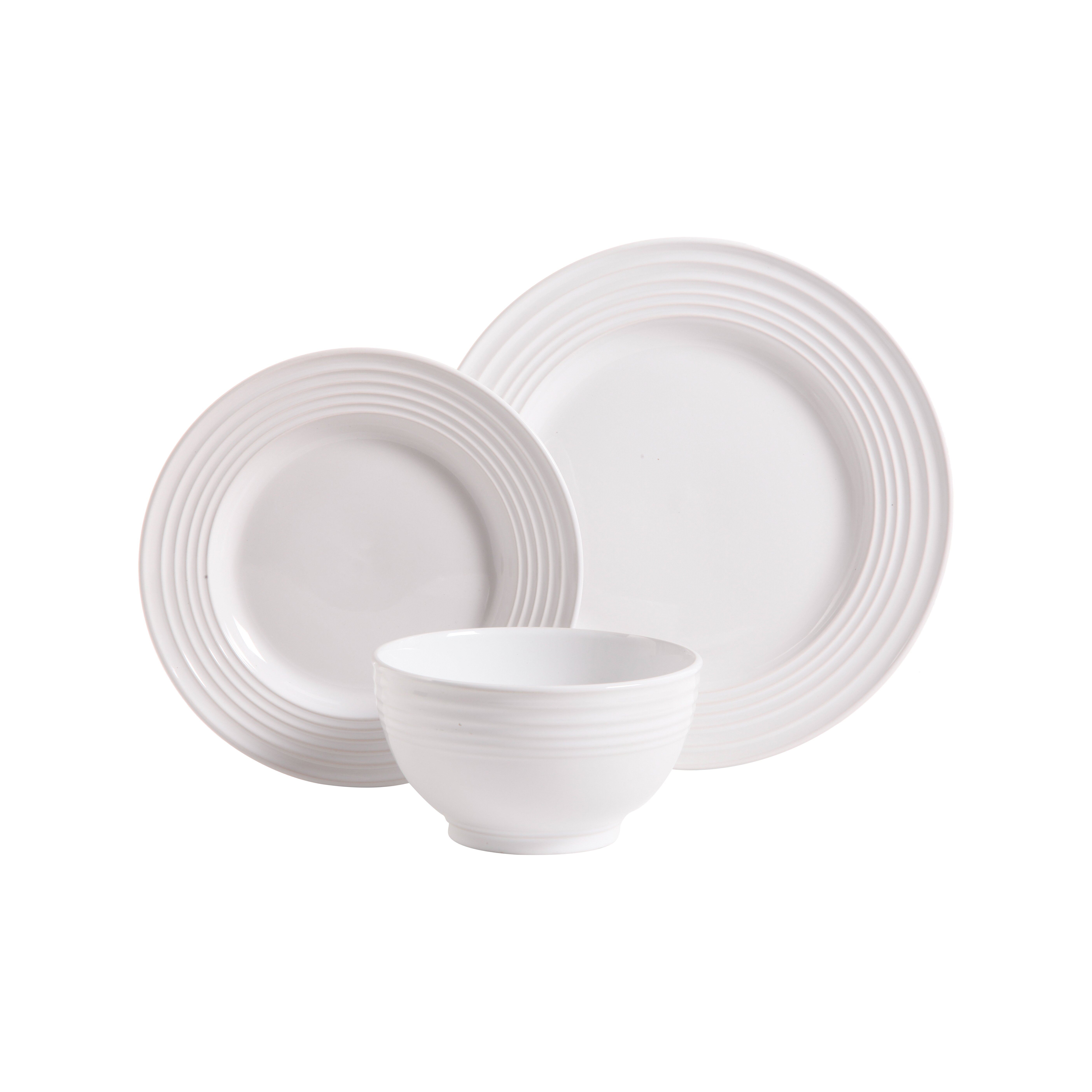 Gibson Plaza Cafe 12 Piece Dinnerware Set & Reviews | Wayfair.ca