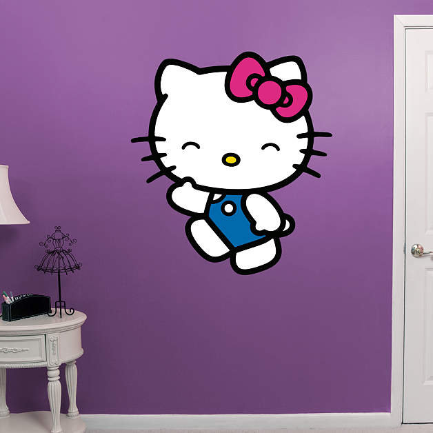 Fathead Hello Kitty Wave Peel and Stick Wall Decal Wayfair