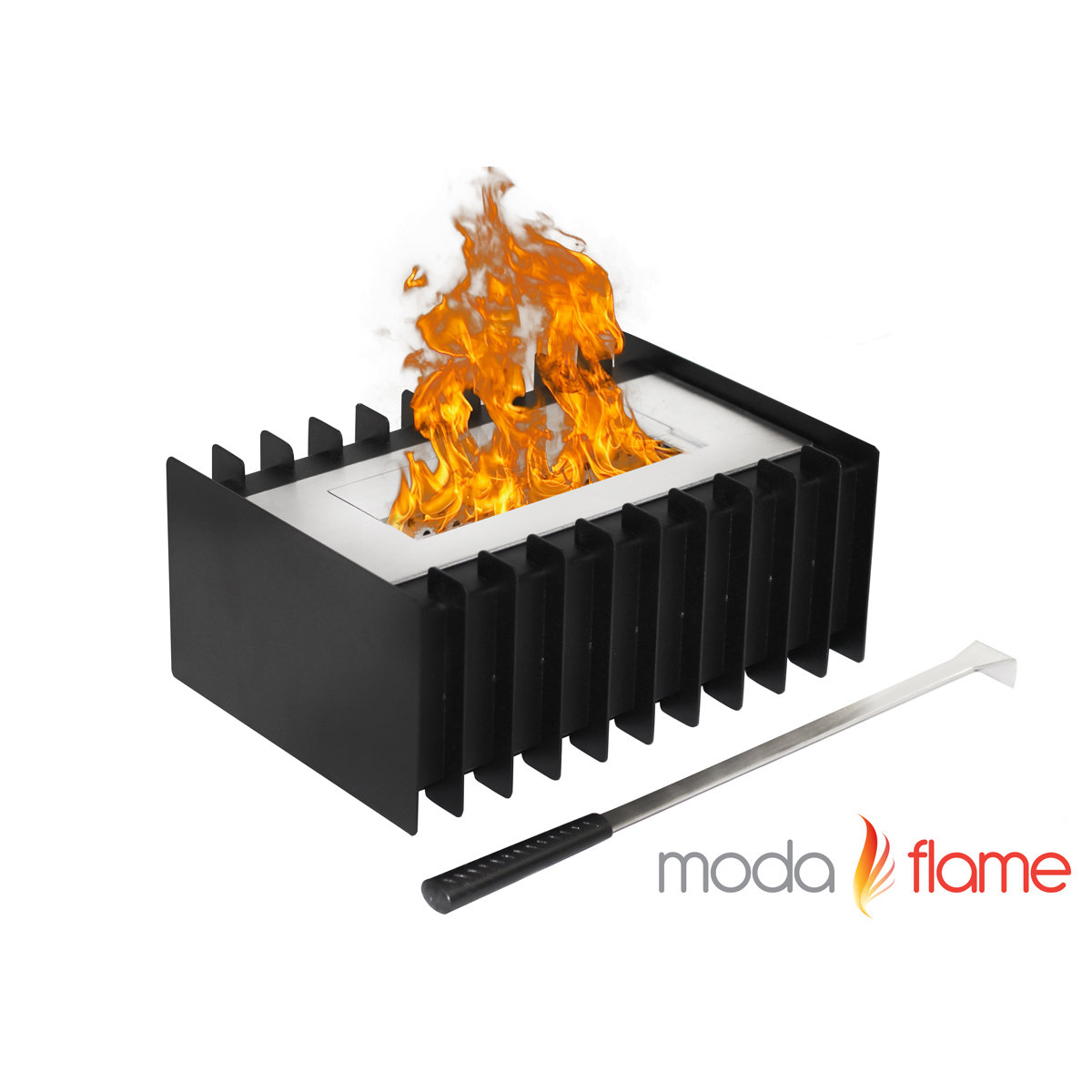 Moda Flame PRO Ventless Bio Ethanol Fireplace Insert & Reviews