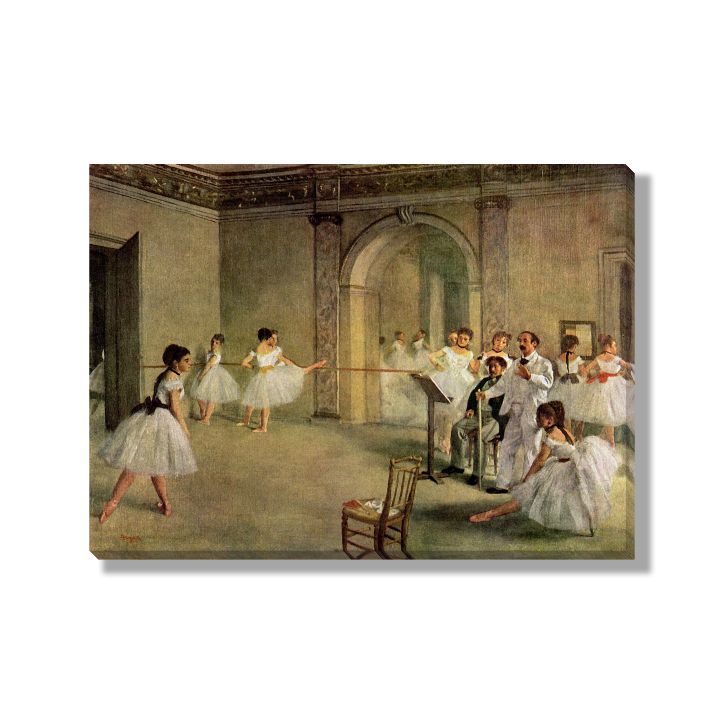 Gallery Direct Classics 'Ballet School' by Edgar Degas Painting Print ...