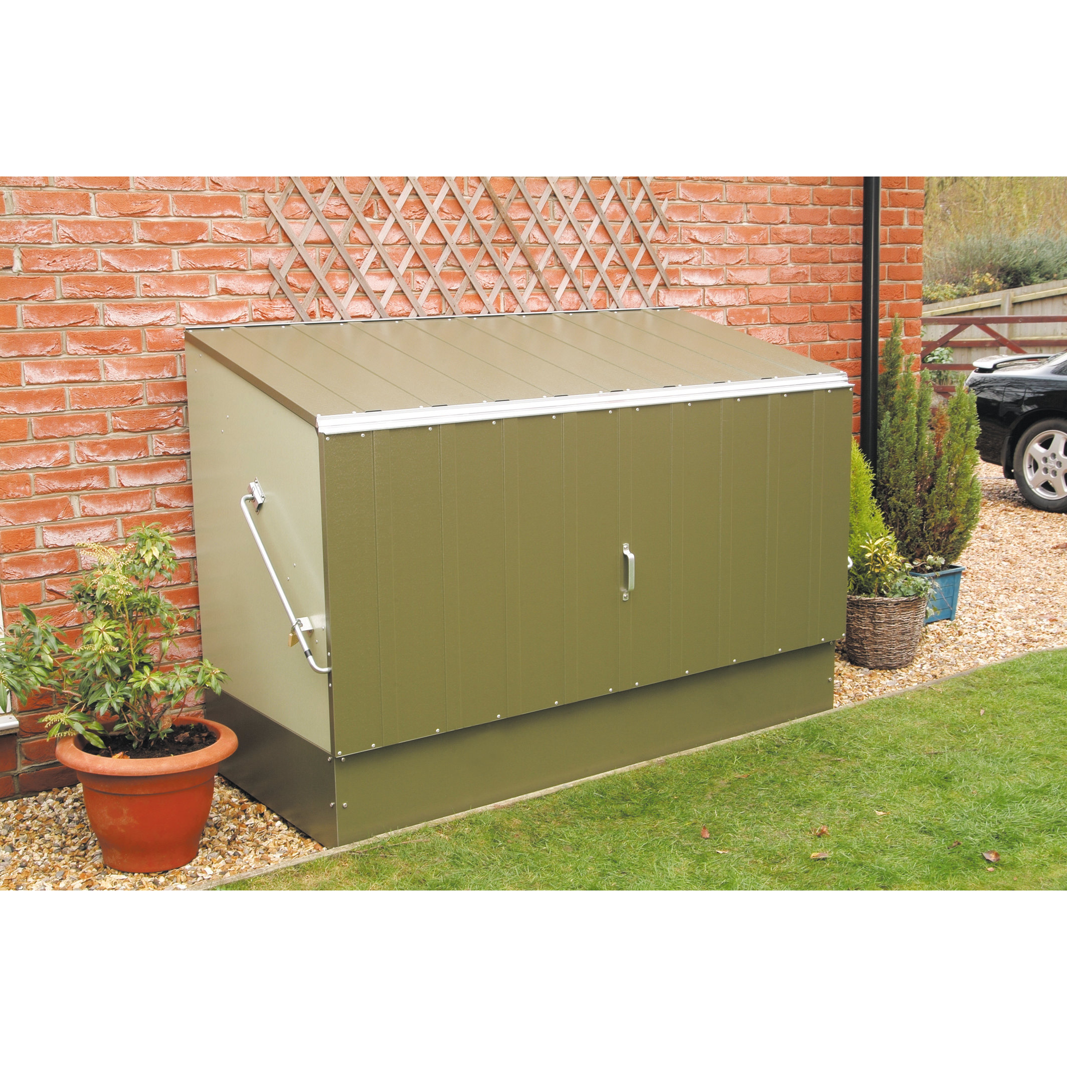 Rowlinson 4 Ft. H x 6 Ft. W Steel Storage Shed &amp; Reviews 