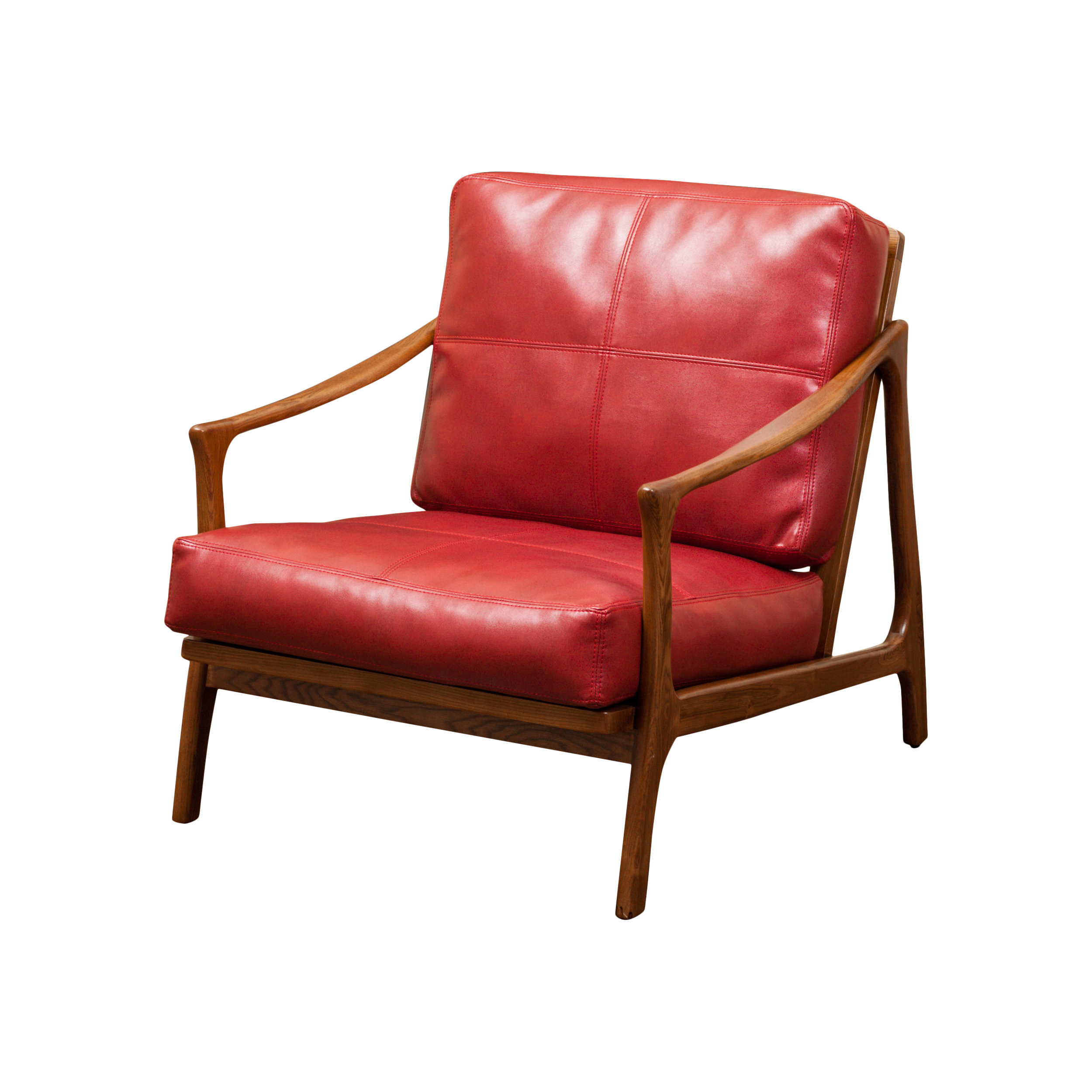 Home Loft Concepts Henry Leather Arm Chair Wayfair