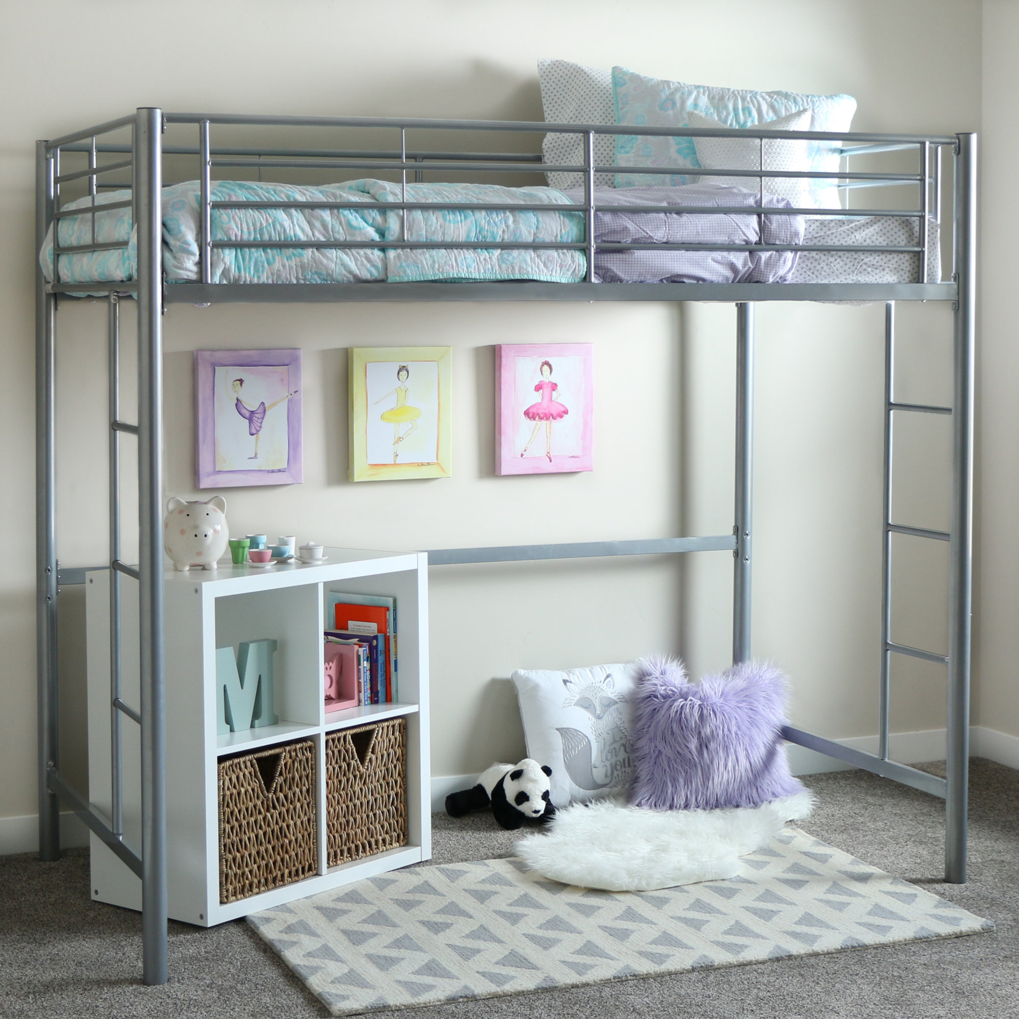 Home Loft Concepts Metal Twin Loft Bed & Reviews Wayfair.ca