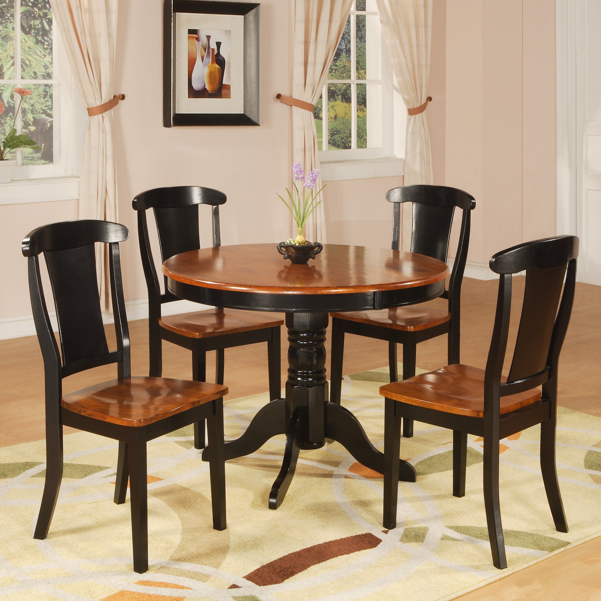 Hazelwood Home Hazelwood Home 5 Piece Dining Set & Reviews | Wayfair