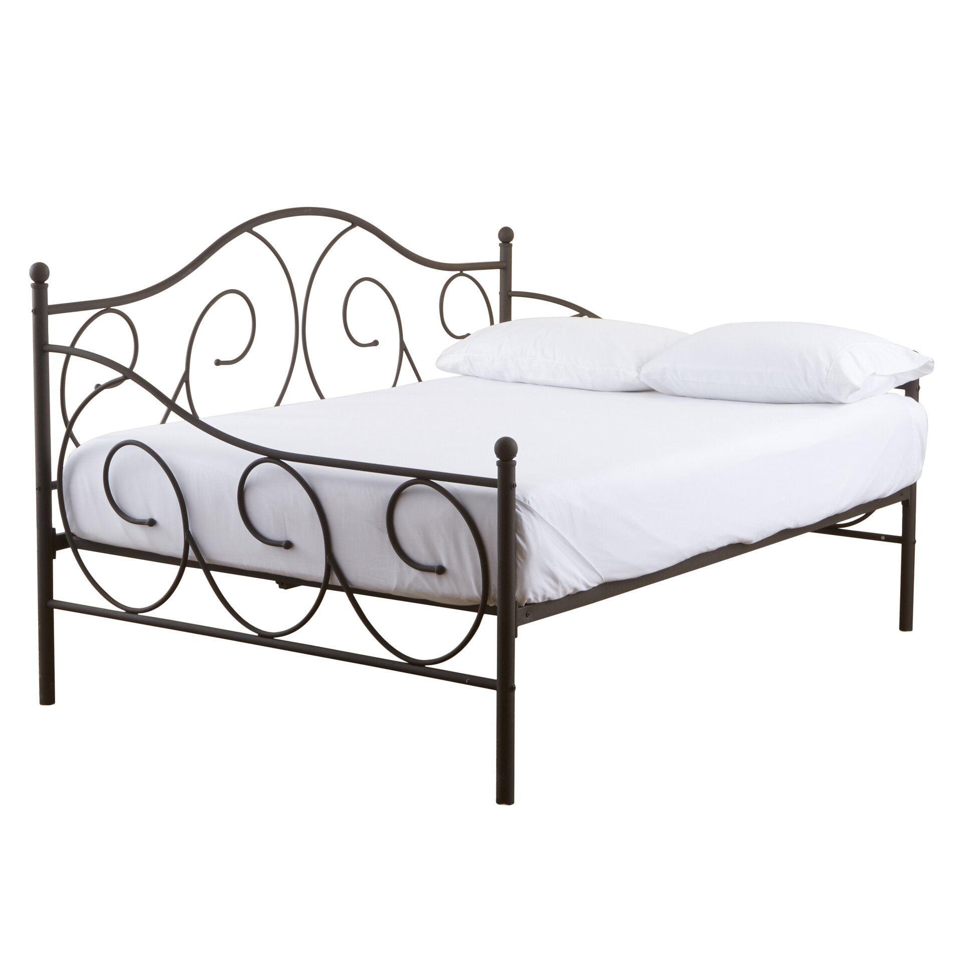 Andover Mills Crestshire Metal Scroll Daybed & Reviews | Wayfair