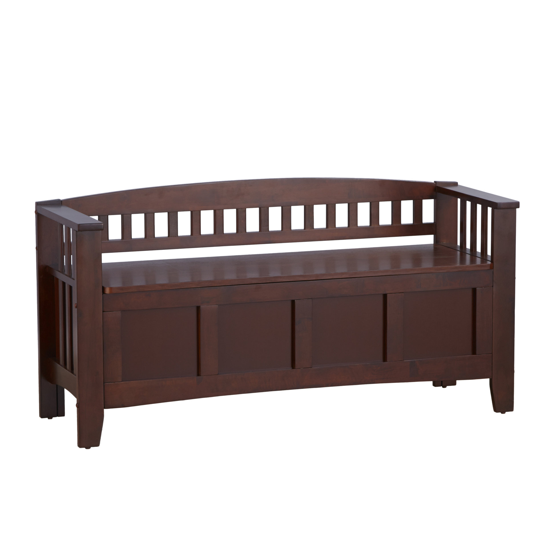 Andover Mills Winthrop Wood Storage Bench & Reviews Wayfair