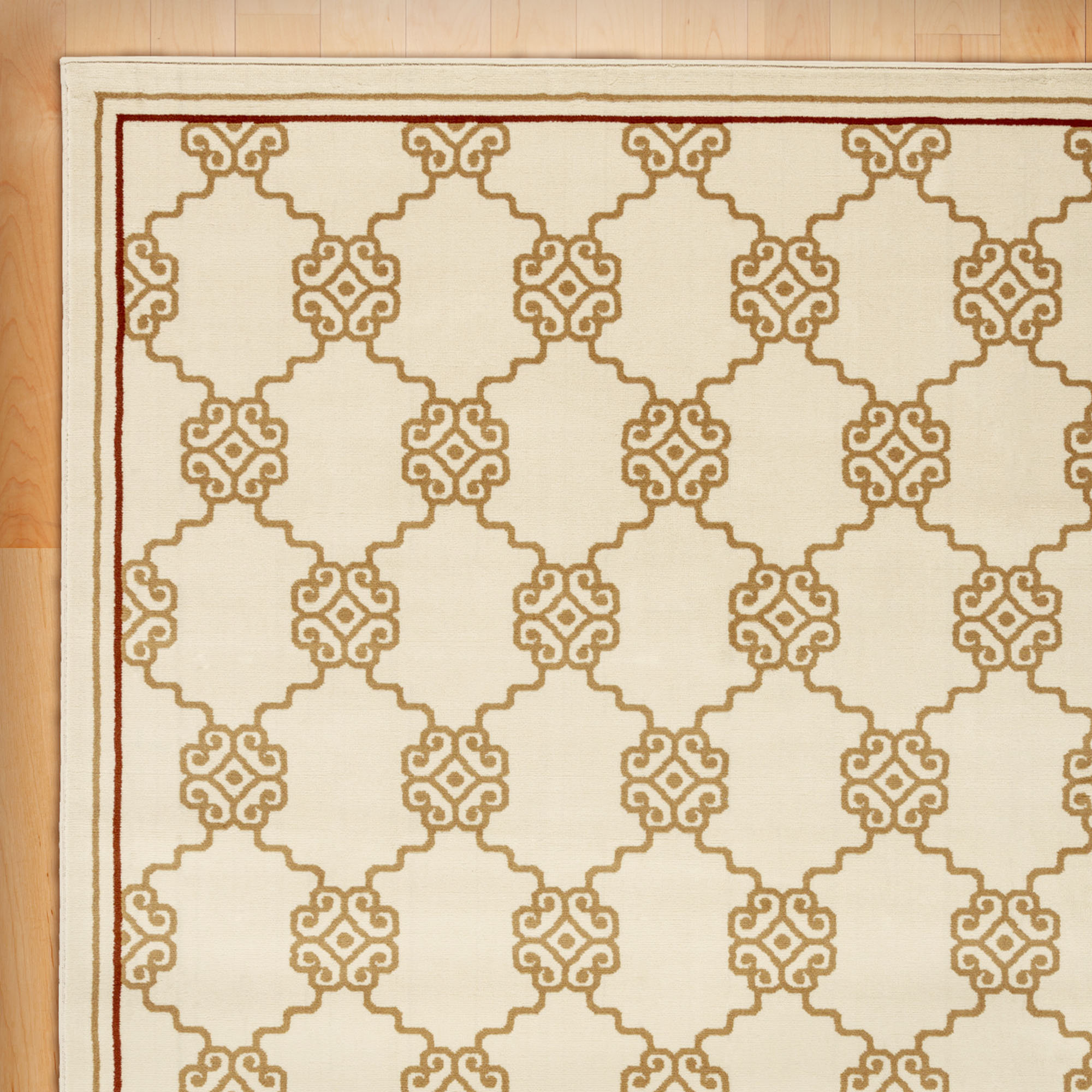 Andover Mills Trellis Ivory Area Rug & Reviews Wayfair