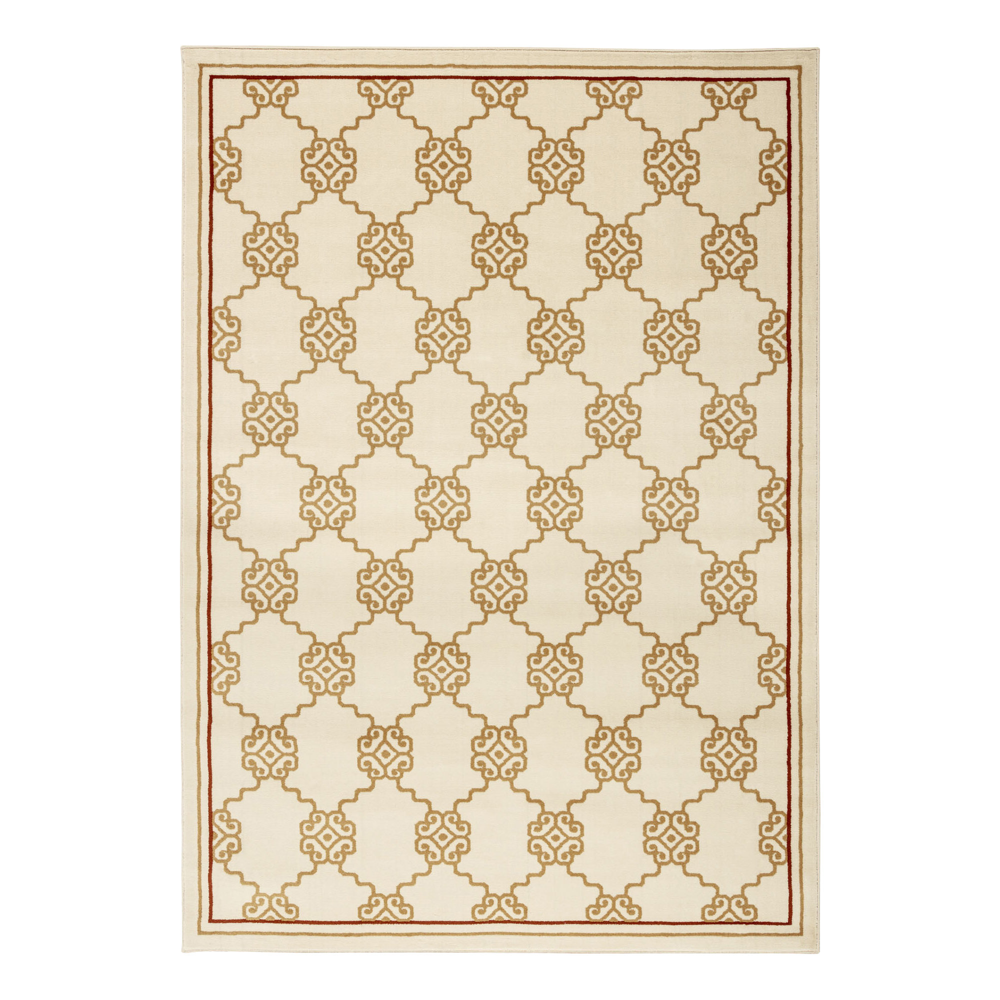 Andover Mills Trellis Ivory Area Rug & Reviews Wayfair