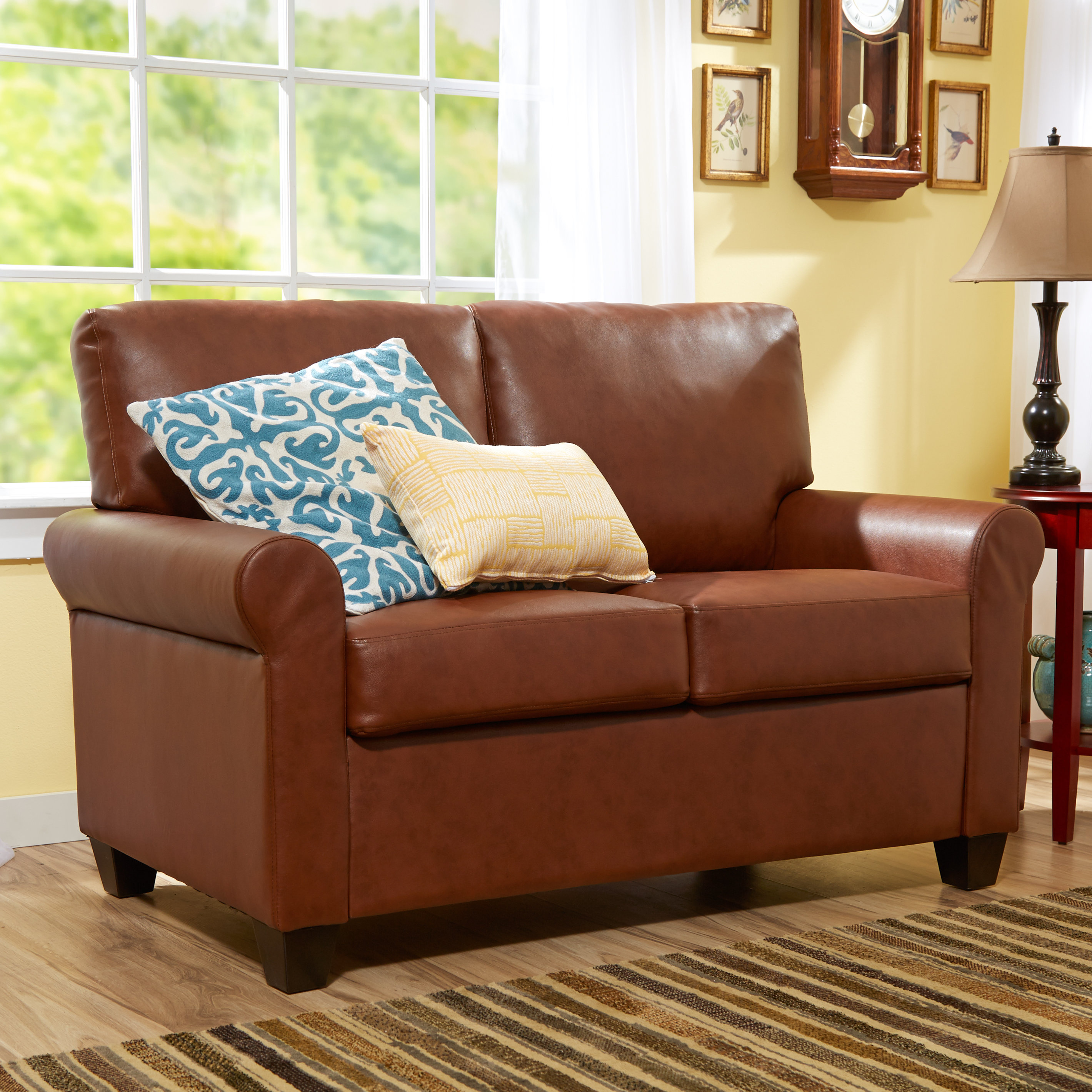 Andover Mills James Faux Leather Loveseat & Reviews Wayfair