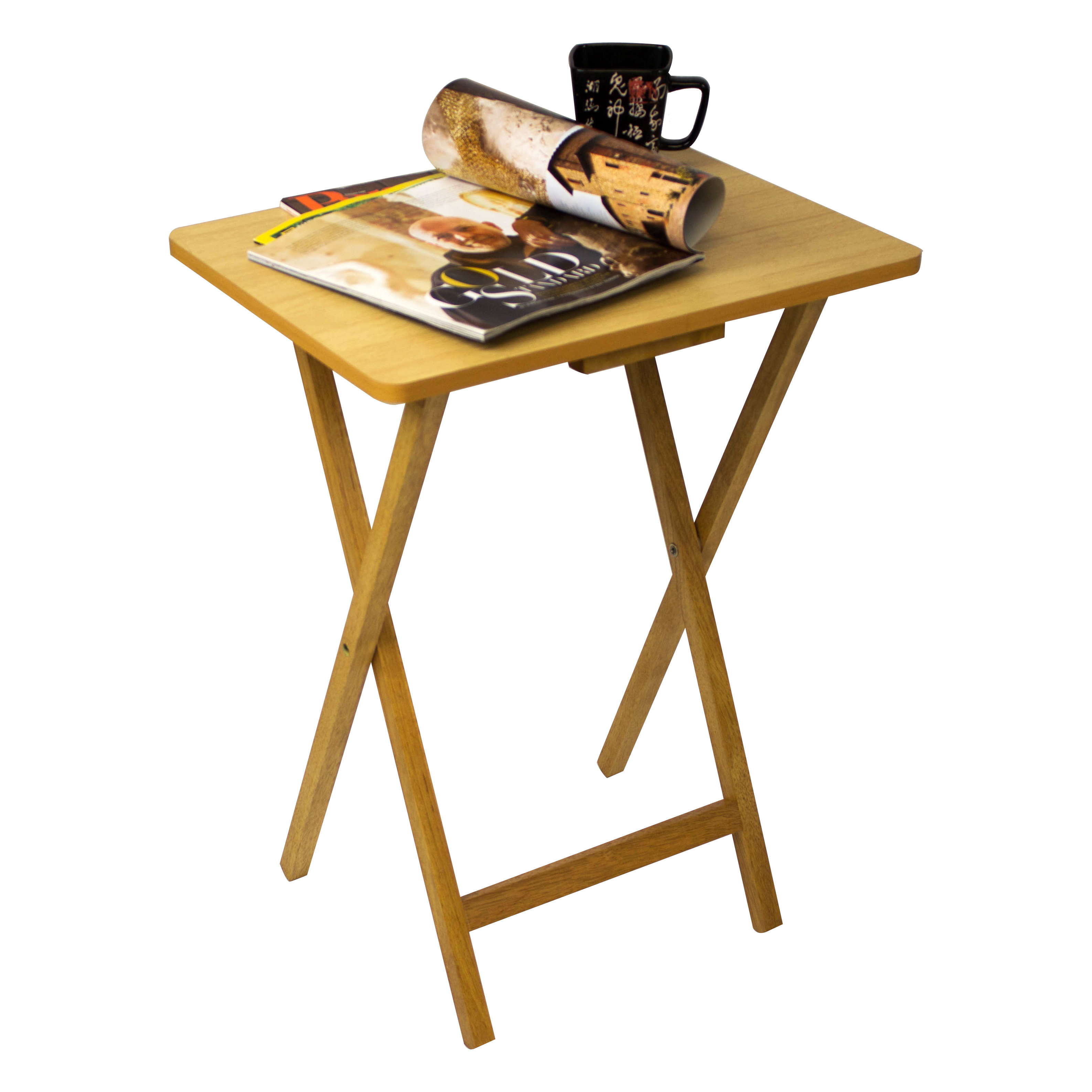 Andover Mills Ivana Folding TV Tray Table Set & Reviews ...