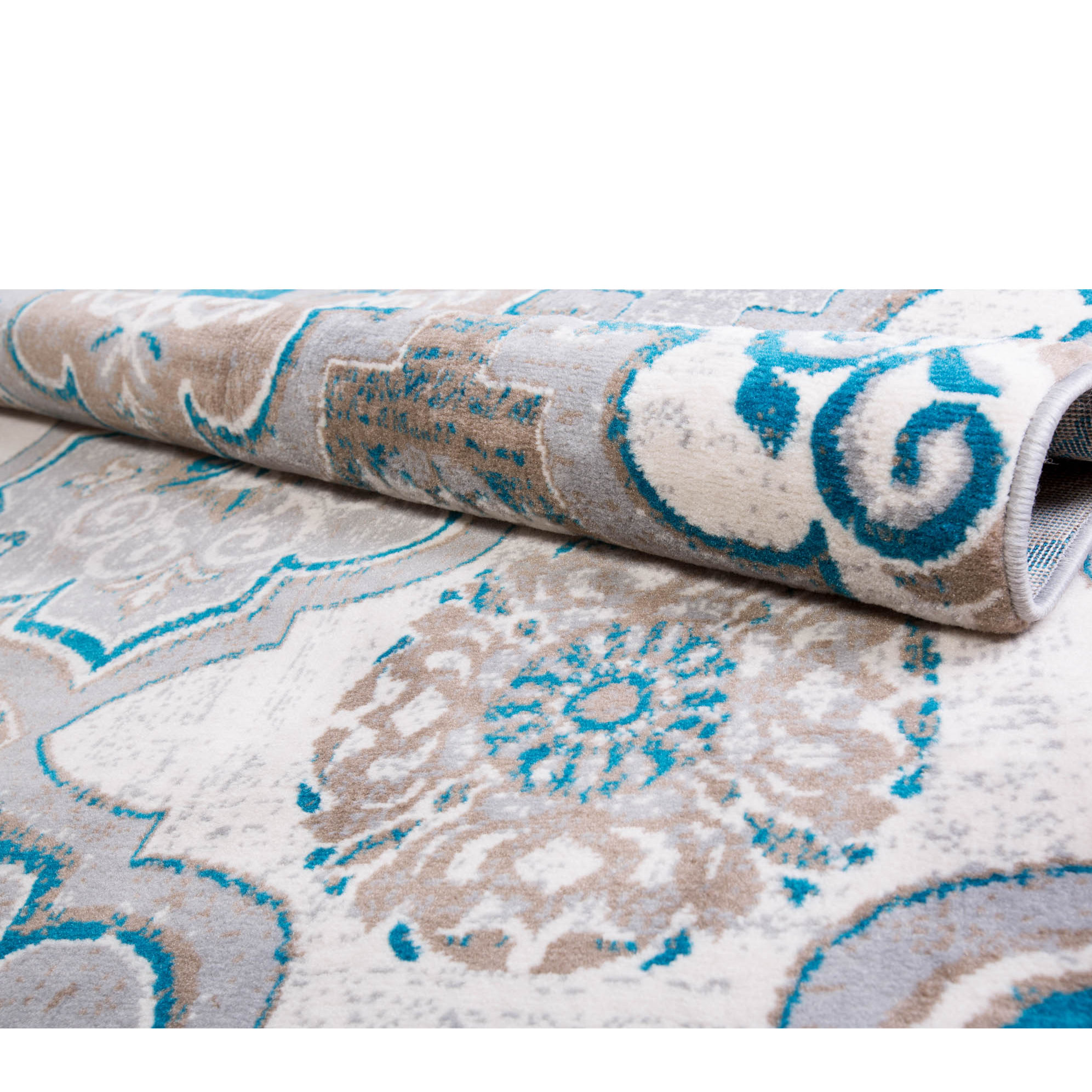 Andover Mills Zella Blue/Brown Area Rug & Reviews Wayfair.ca