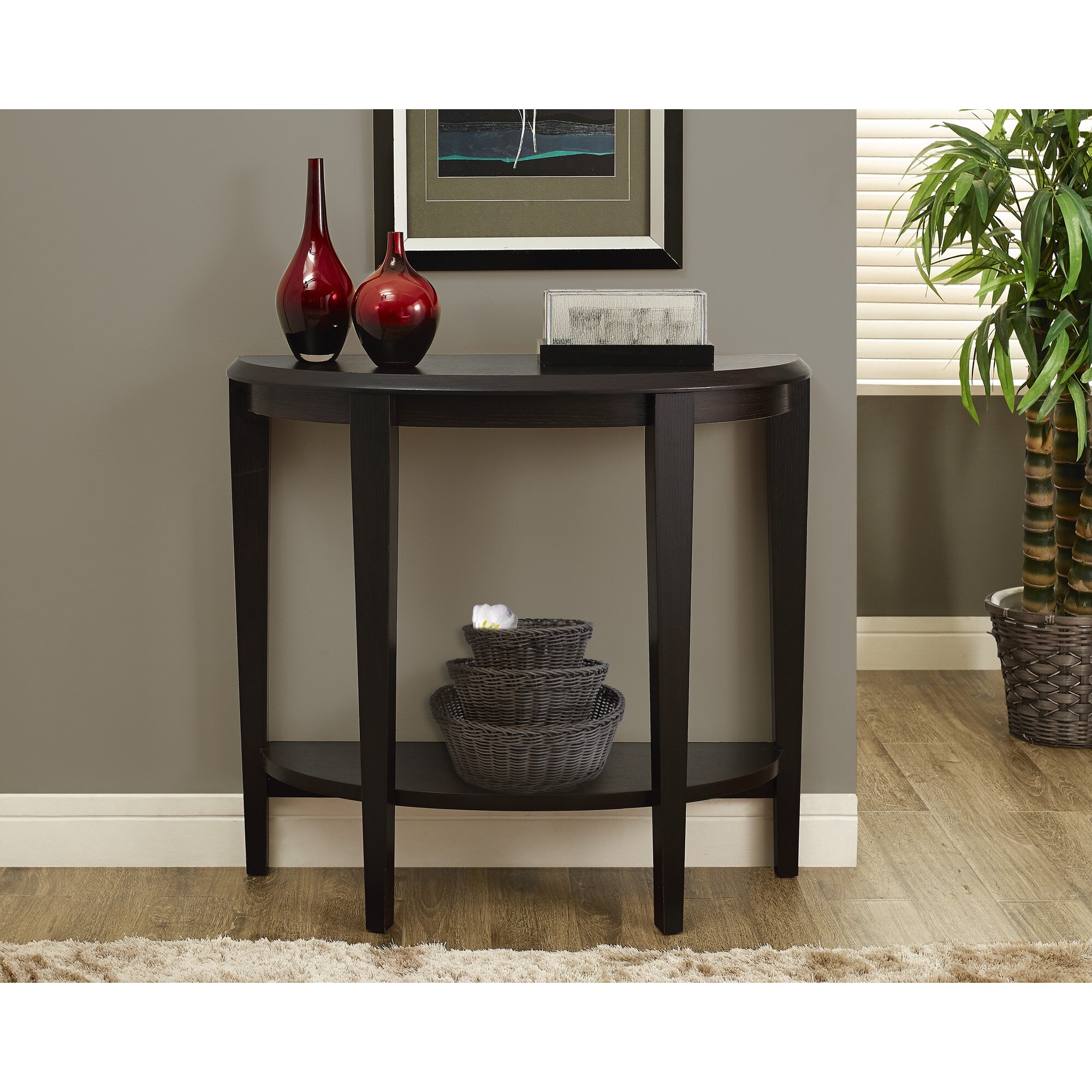 Andover Mills Blakeway Half Moon Console Table & Reviews Wayfair