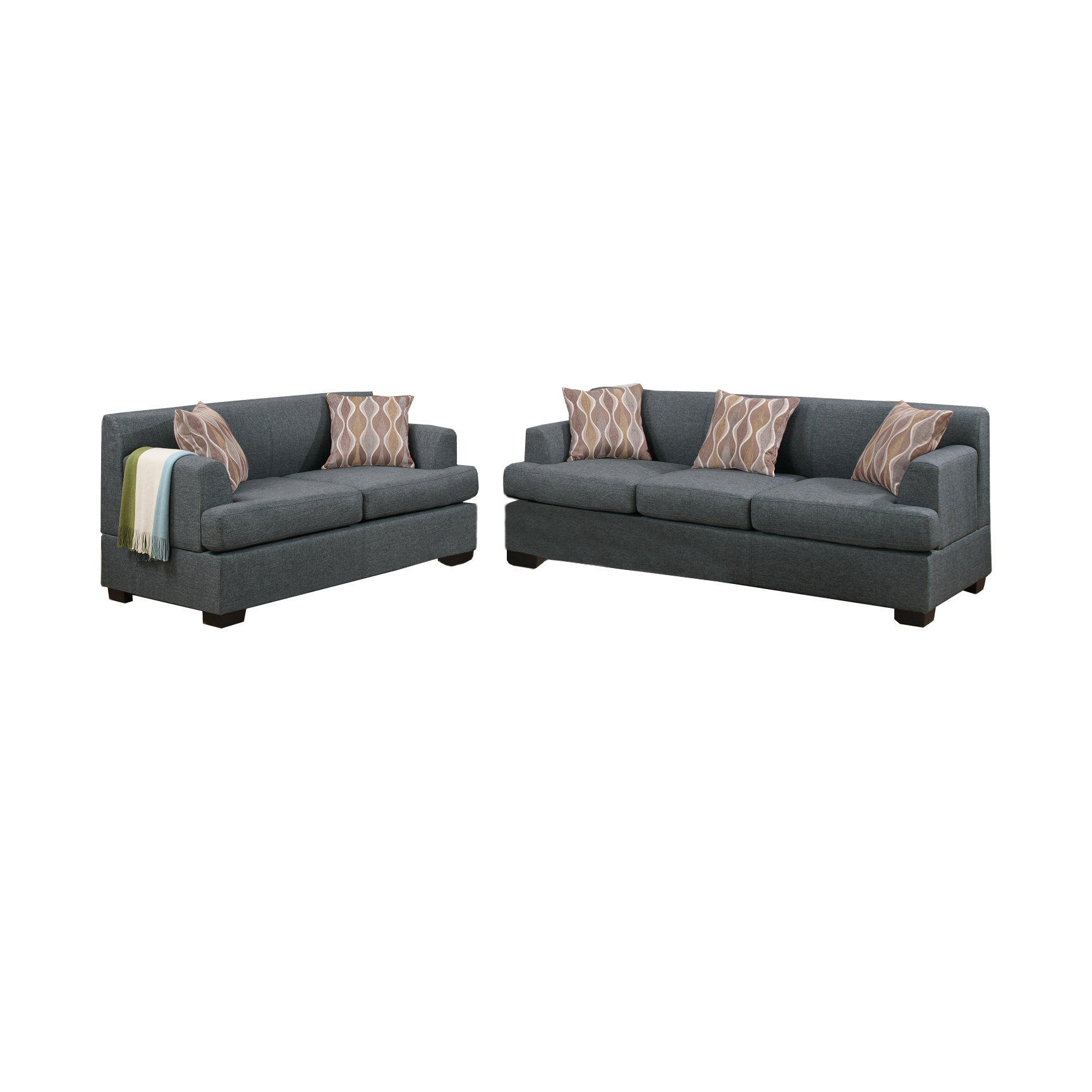 Andover Mills Corporate Sofa and Loveseat Set & Reviews Wayfair