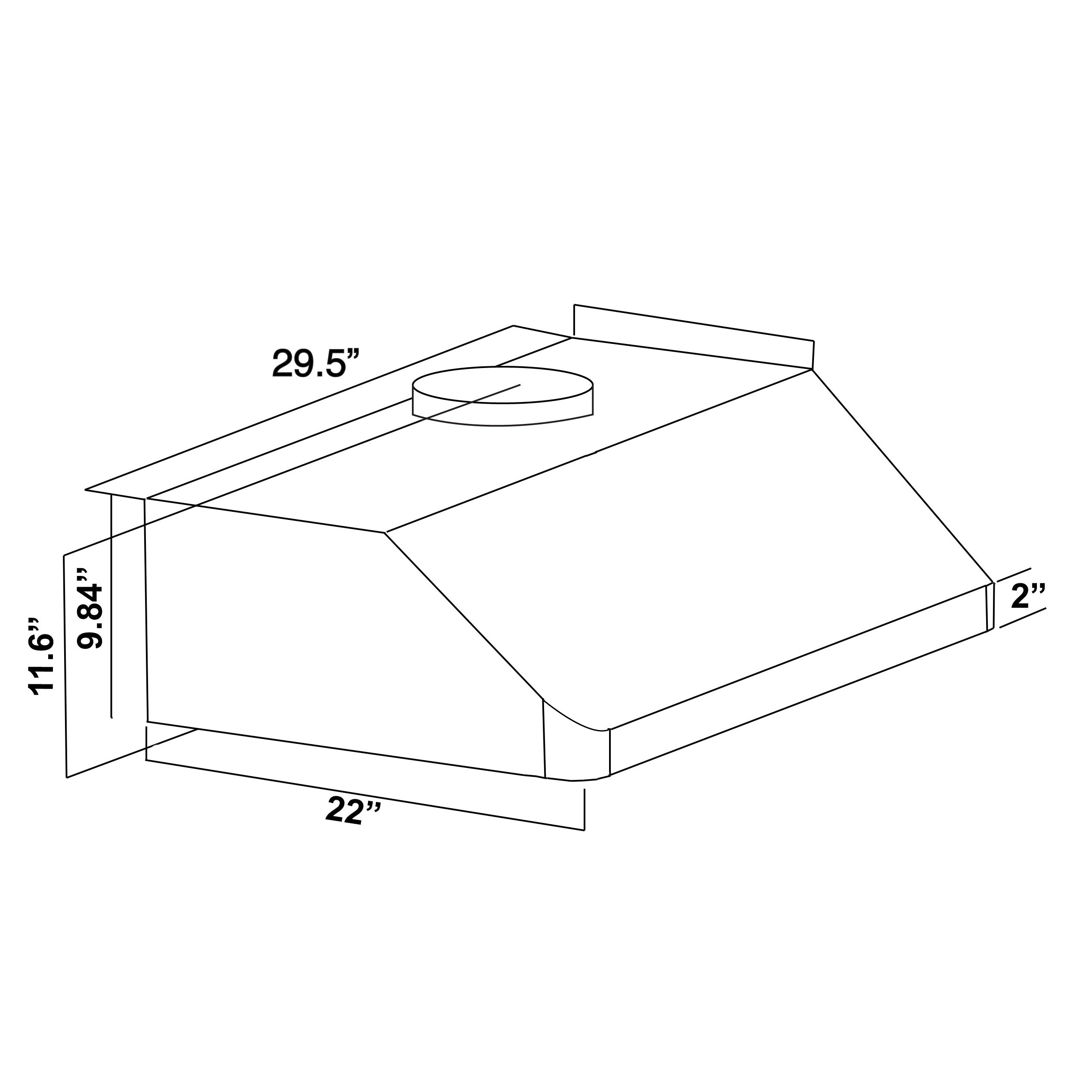 Cosmo 30" 900 CFM Under Range Hood & Reviews Wayfair