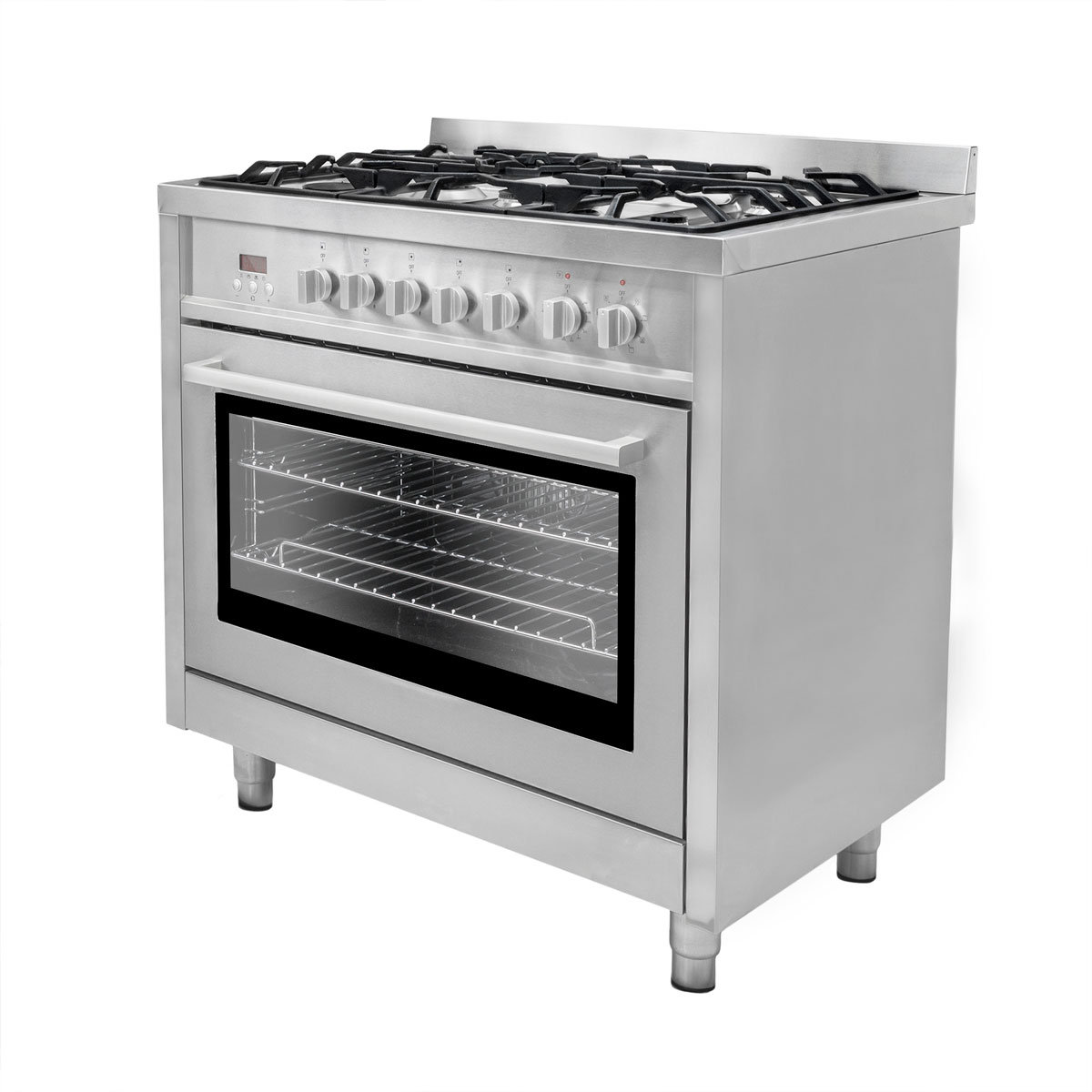 Cosmo 3.8 Cu. Ft. Dual Fuel Convection Range & Reviews Wayfair
