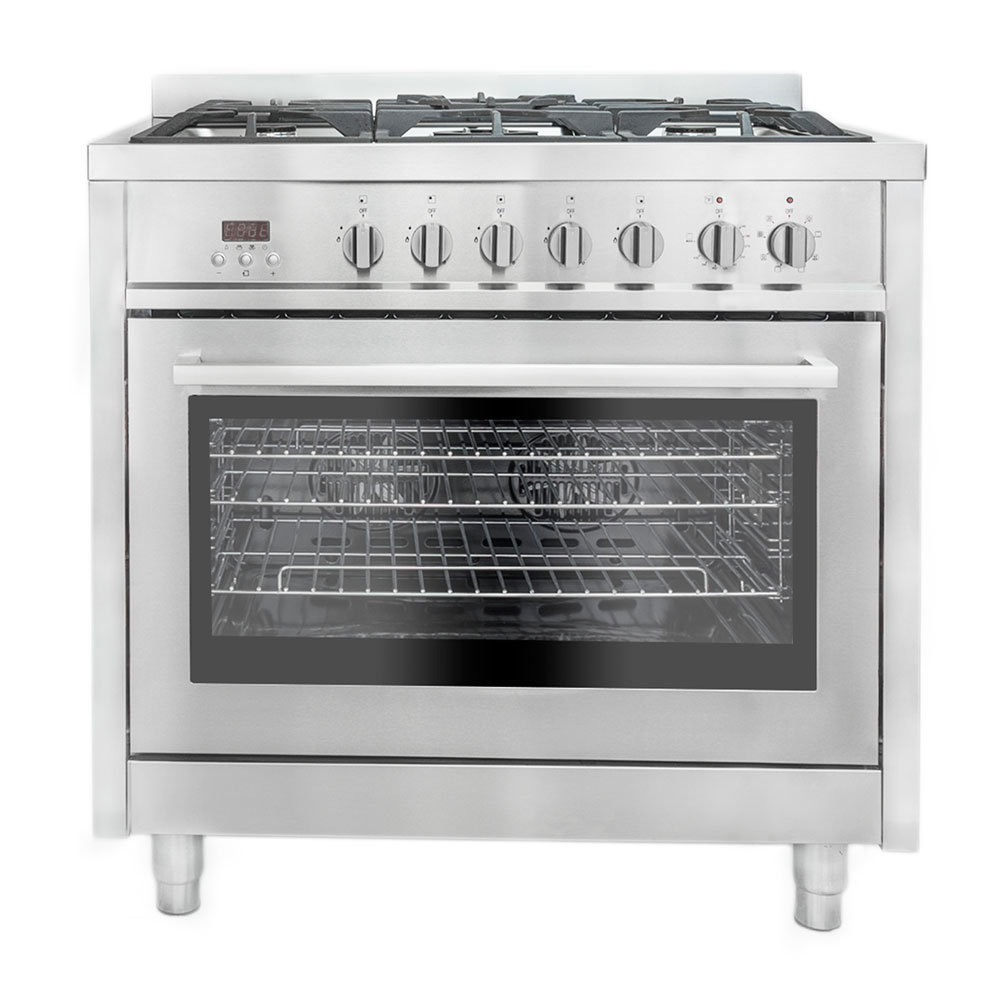 Cosmo 3.8 Cu. Ft. Dual Fuel Convection Range & Reviews Wayfair
