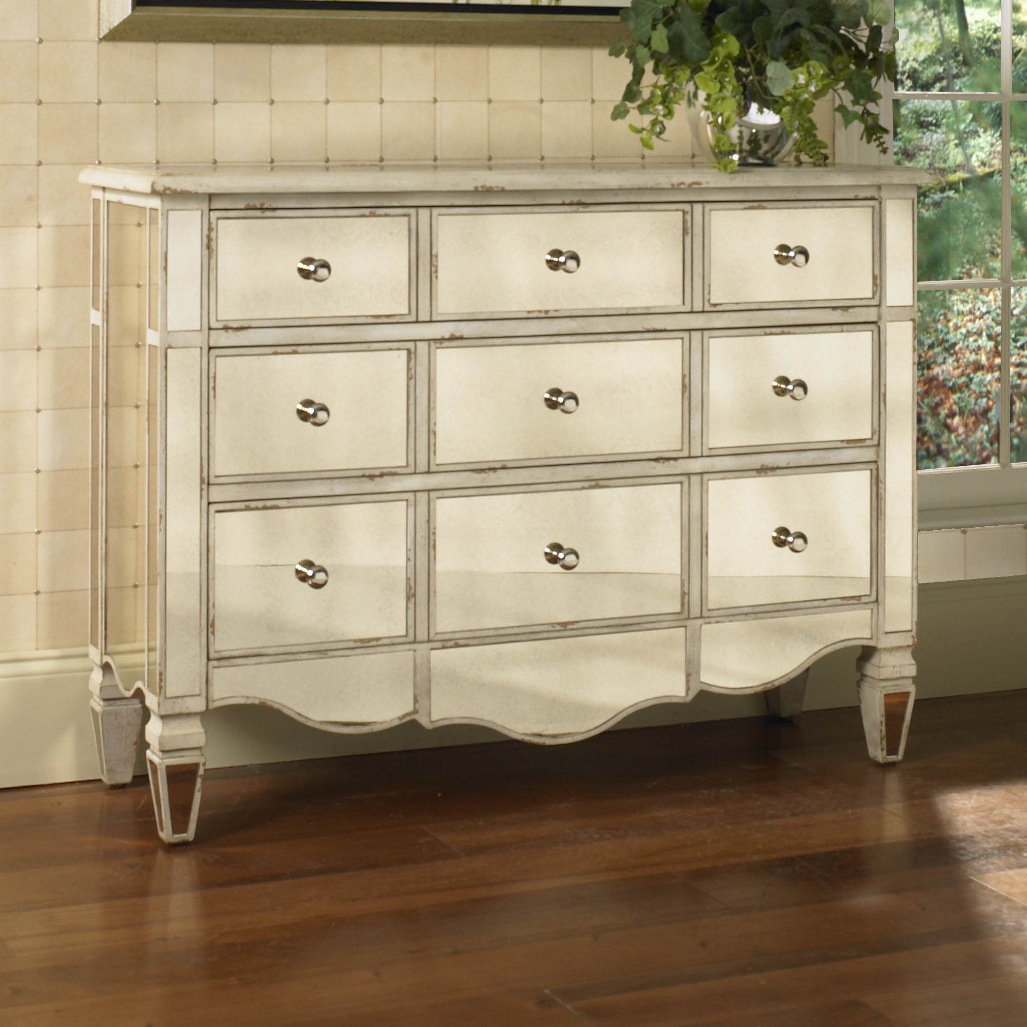 Pulaski Radiance Mirrored 3 Drawer Accent Chest & Reviews Wayfair