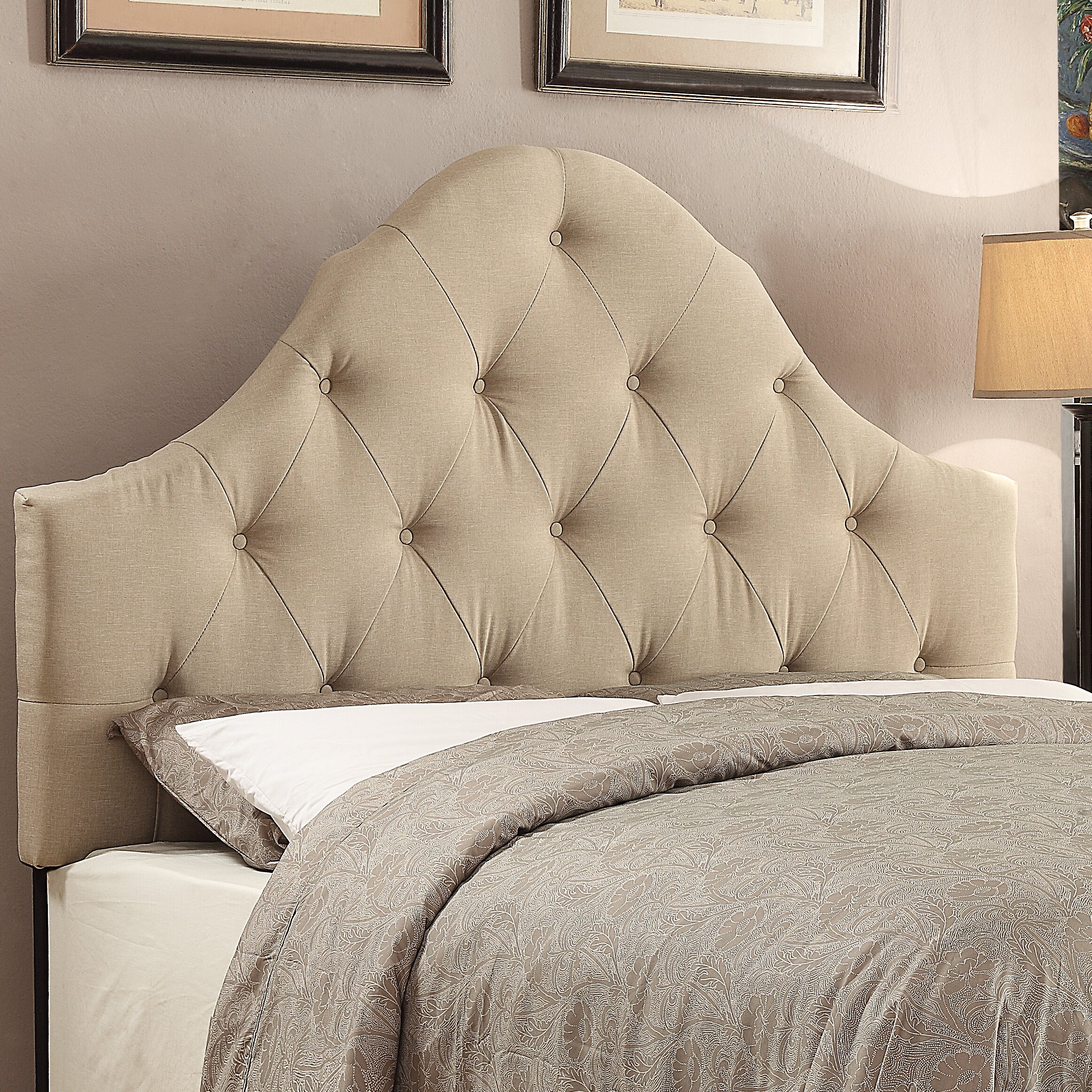 Pulaski Curved B/T Queen Headboard | Wayfair