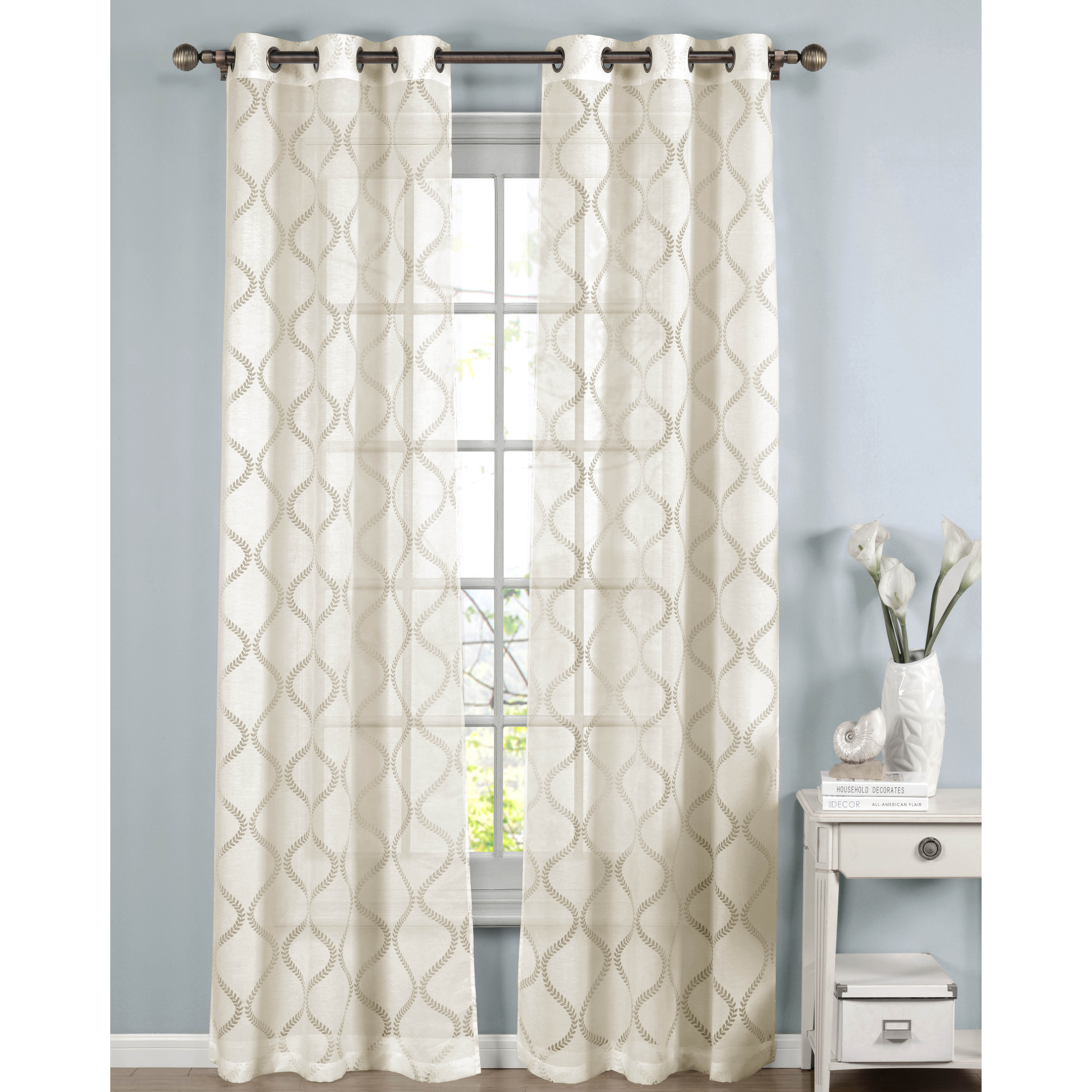 Window Elements Lisse Curtain Panels & Reviews | Wayfair