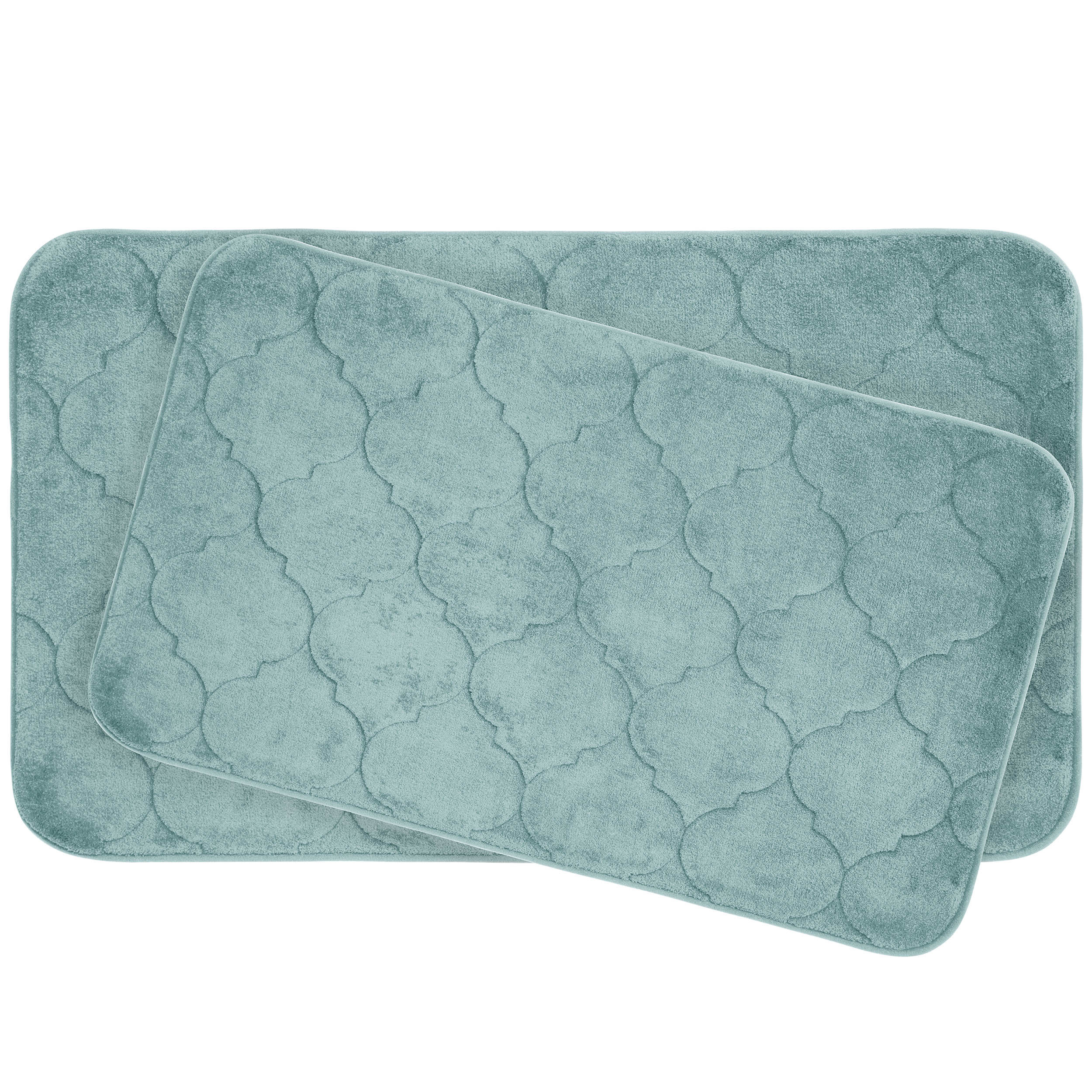 Bath Studio Faymore 2 Piece Plush Memory Foam Bath Mat Set & Reviews