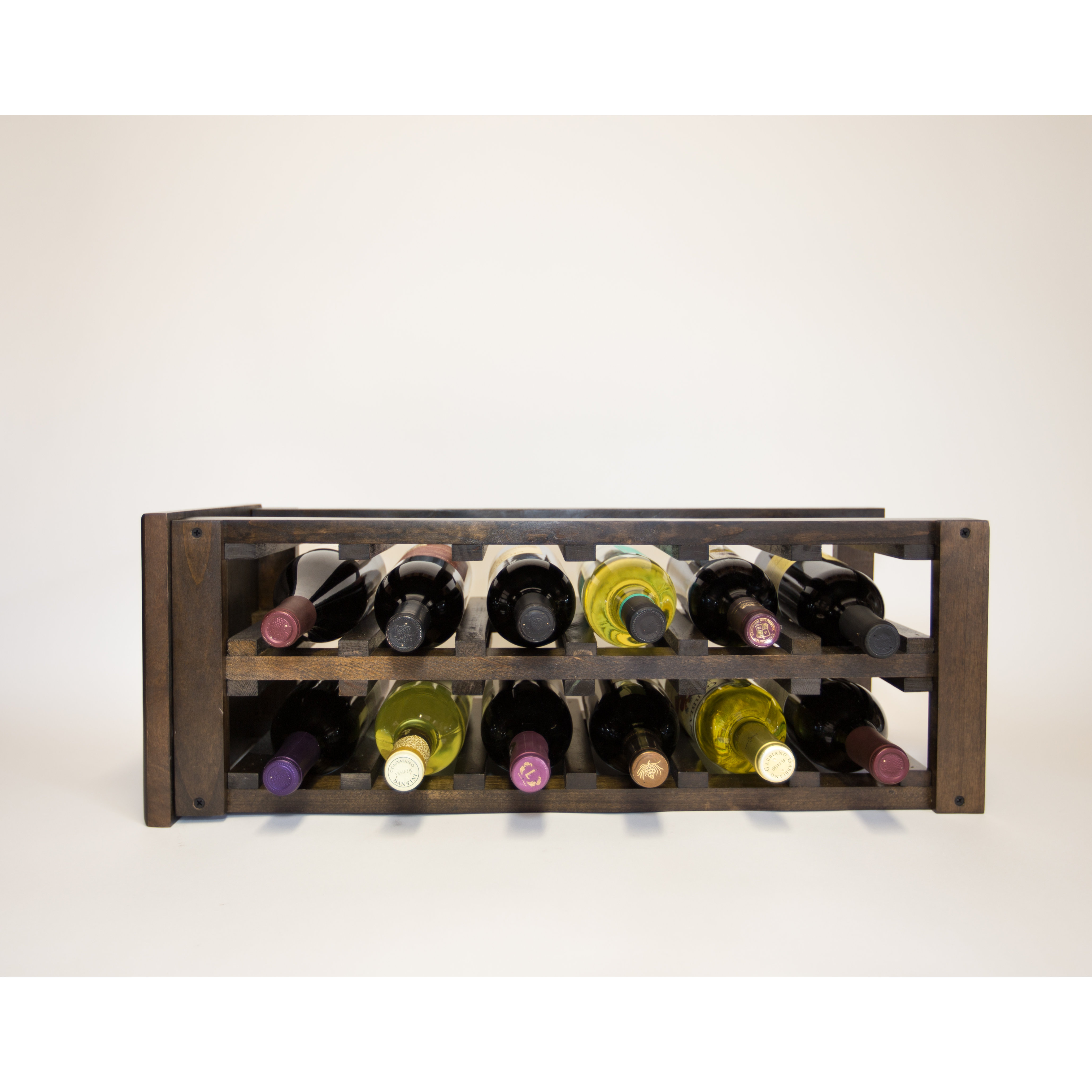 Three Posts Dalmatia 12 Bottle Floor Wine Rack & Reviews Wayfair