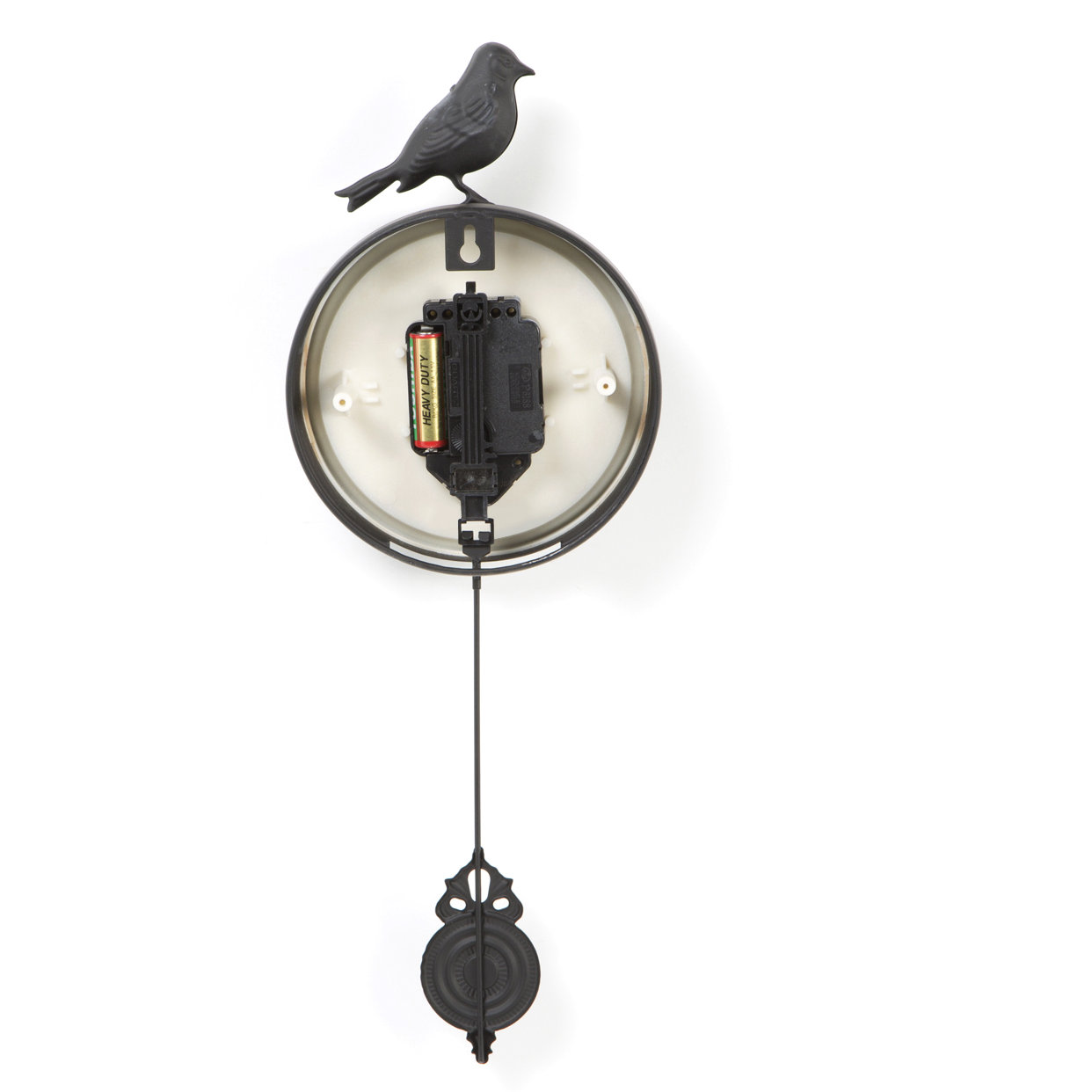Three Posts 6" Bird Pendulum Wall Clock & Reviews Wayfair