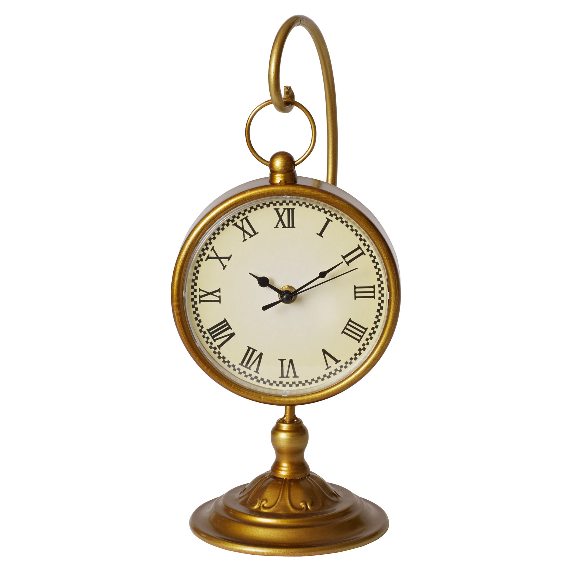 Three Posts Shirley Hanging Brass Clock & Reviews Wayfair