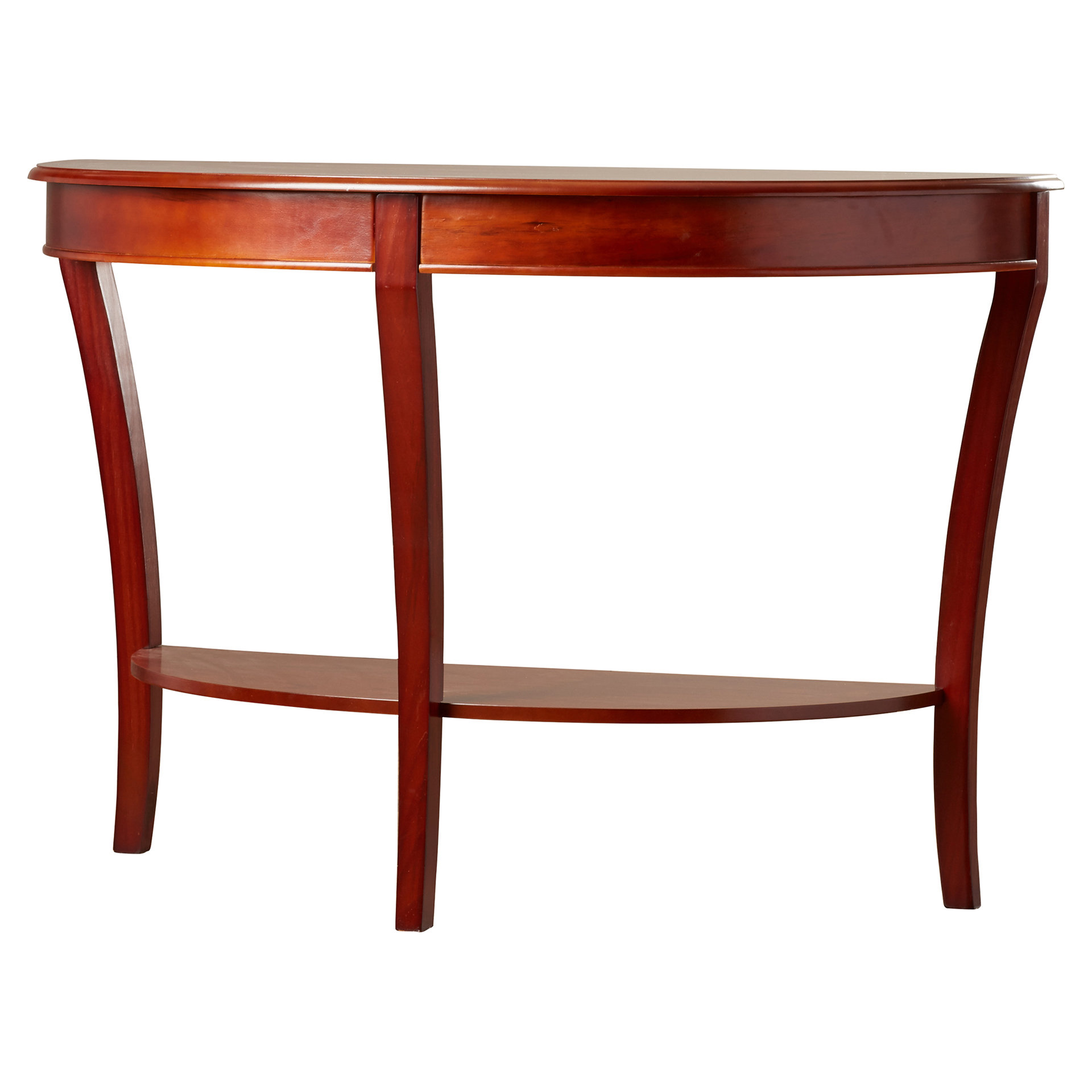 Three Posts Hickory Half Round Console Table & Reviews Wayfair