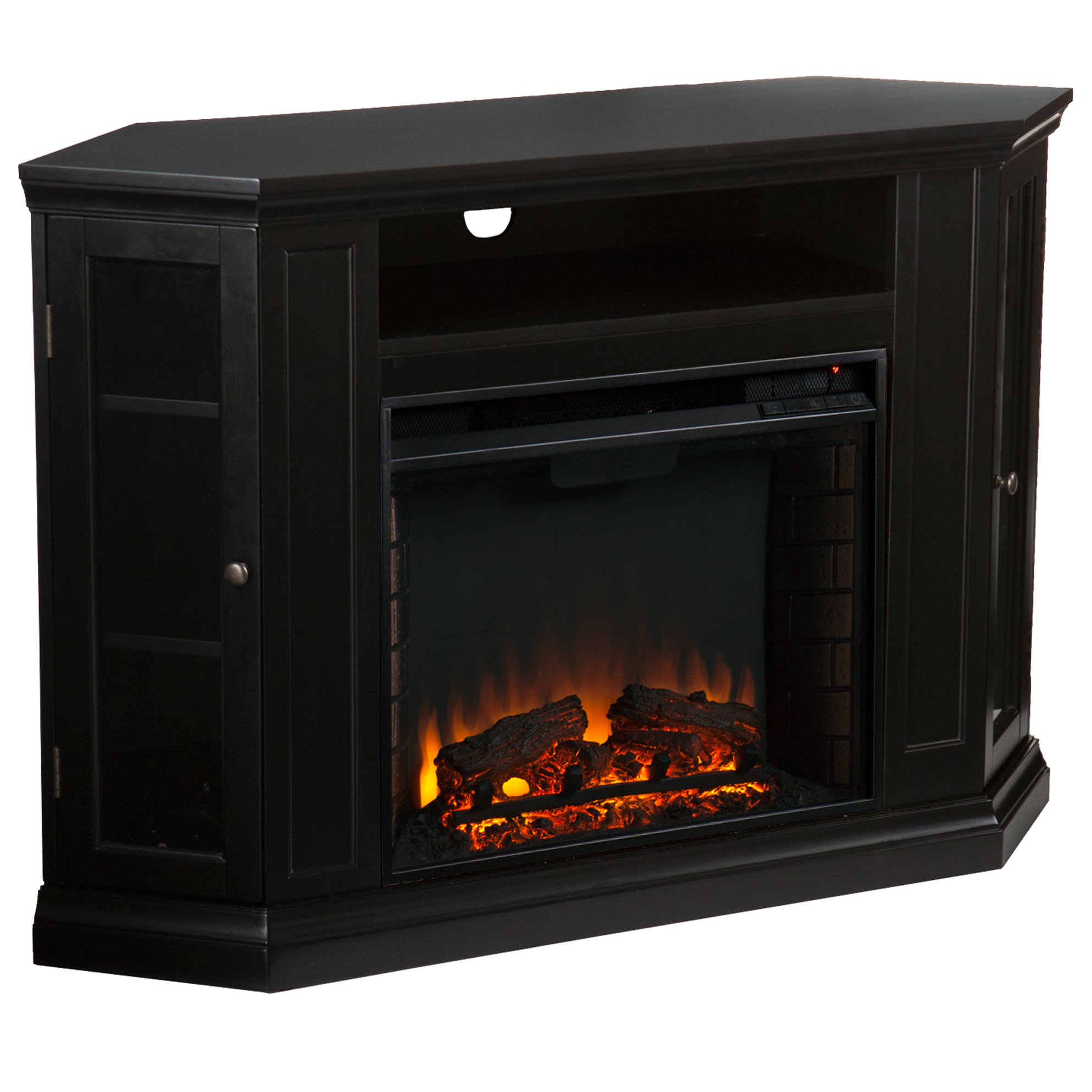 Three Posts Oyster Bay with TV Stand Electric Fireplace & Reviews Wayfair