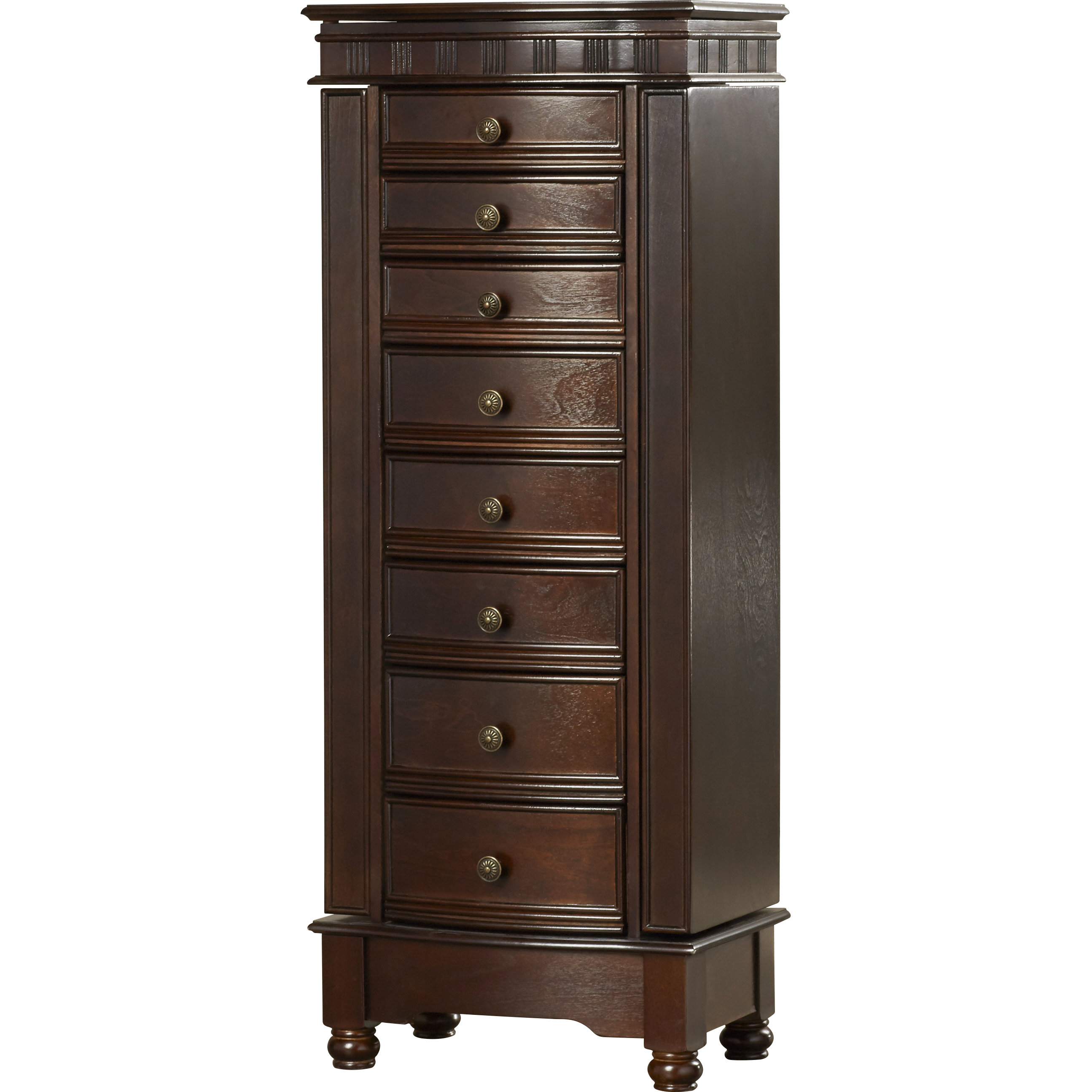 Three Posts O’brien Jewelry Armoire with Mirror & Reviews Wayfair