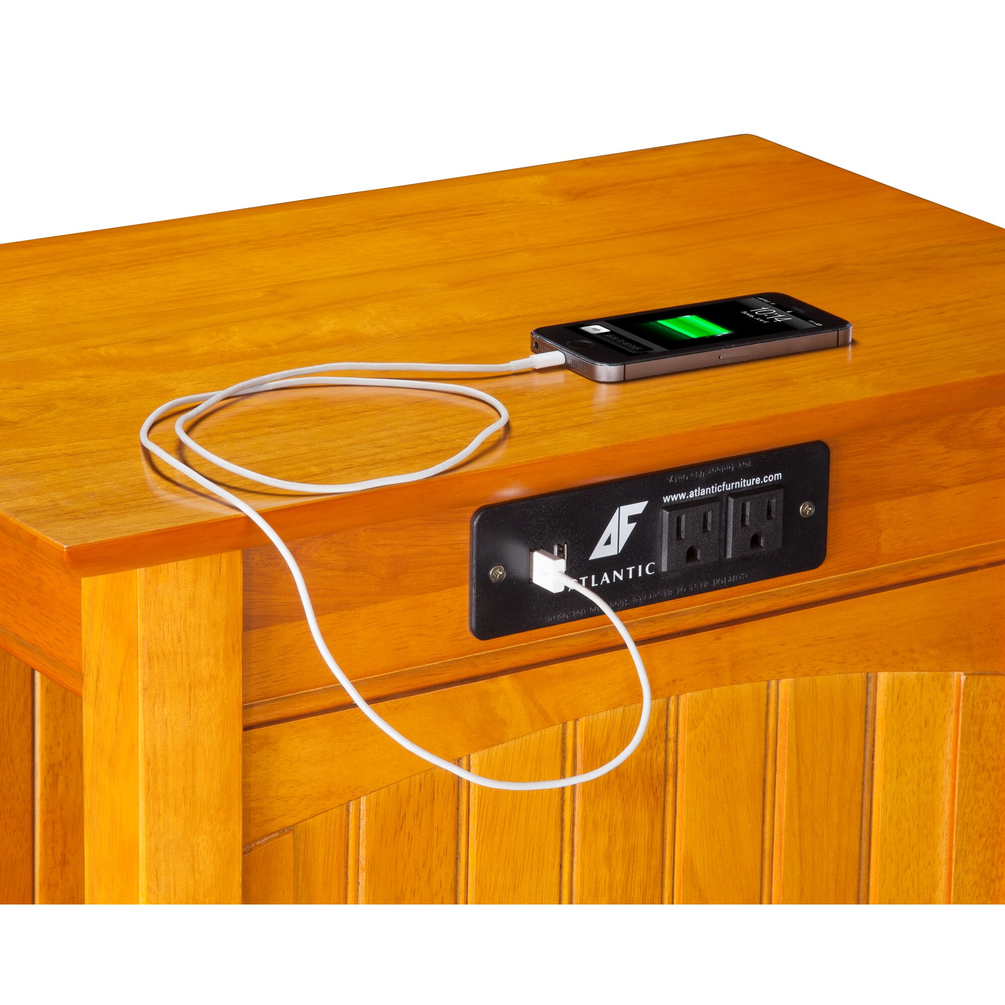 Side Table With Charger