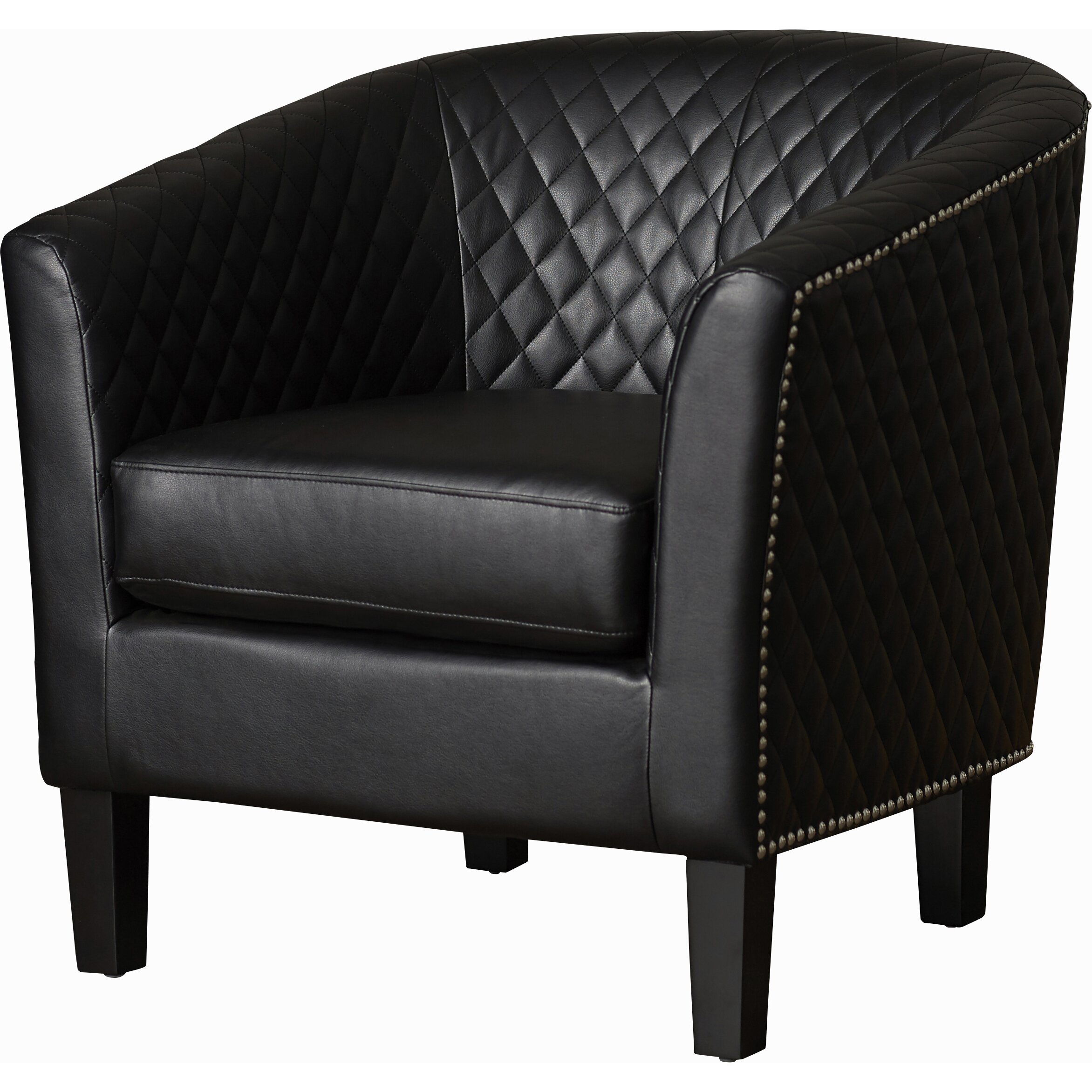 Three Posts Upholstered Barrel Chair & Reviews | Wayfair