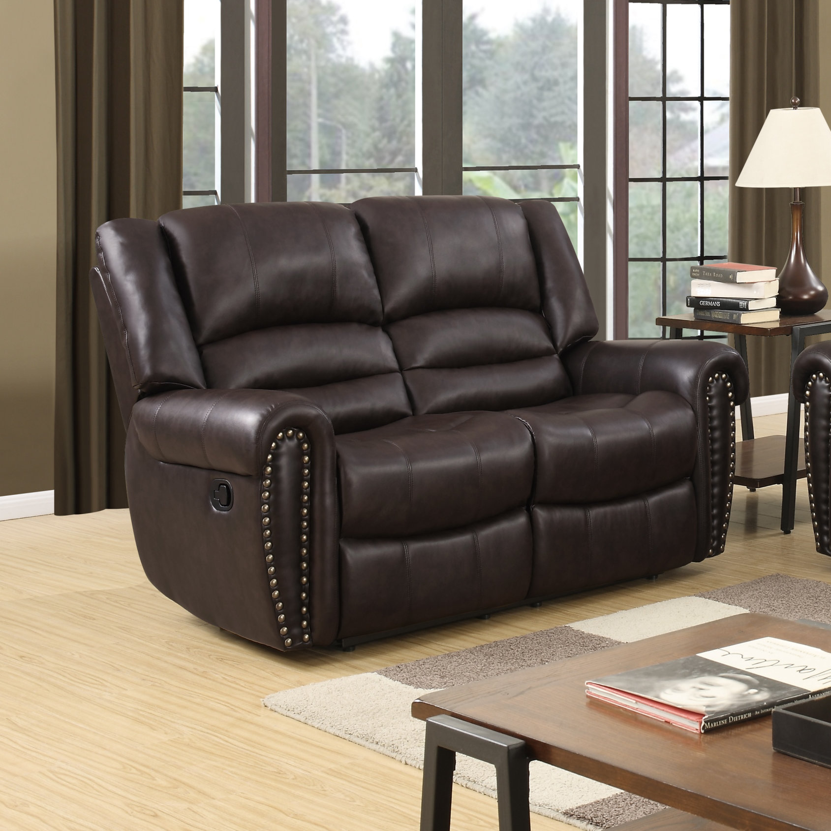 Three Posts Bromley Reclining Loveseat Wayfair