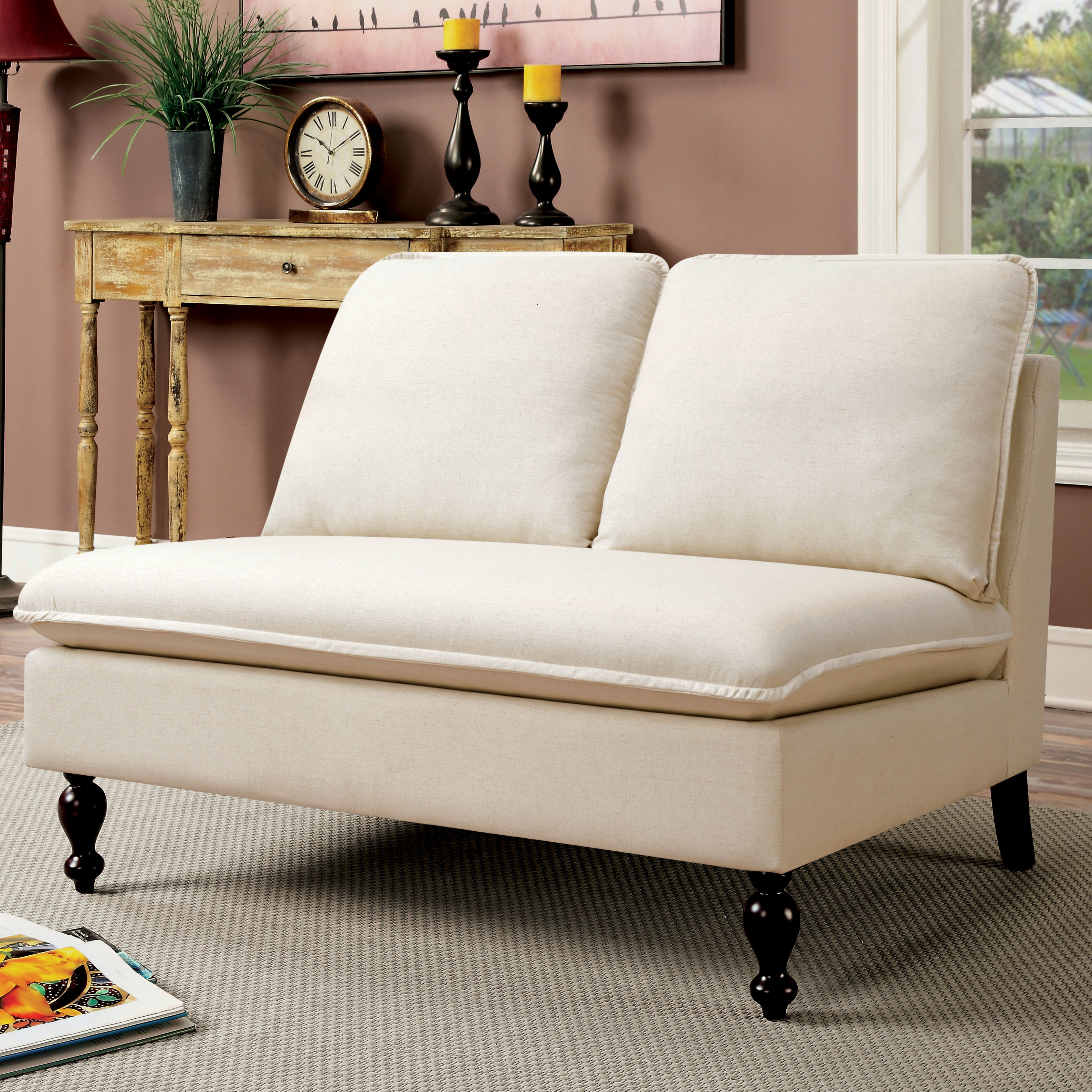 Three Posts Worcester Contemporary Settee & Reviews Wayfair