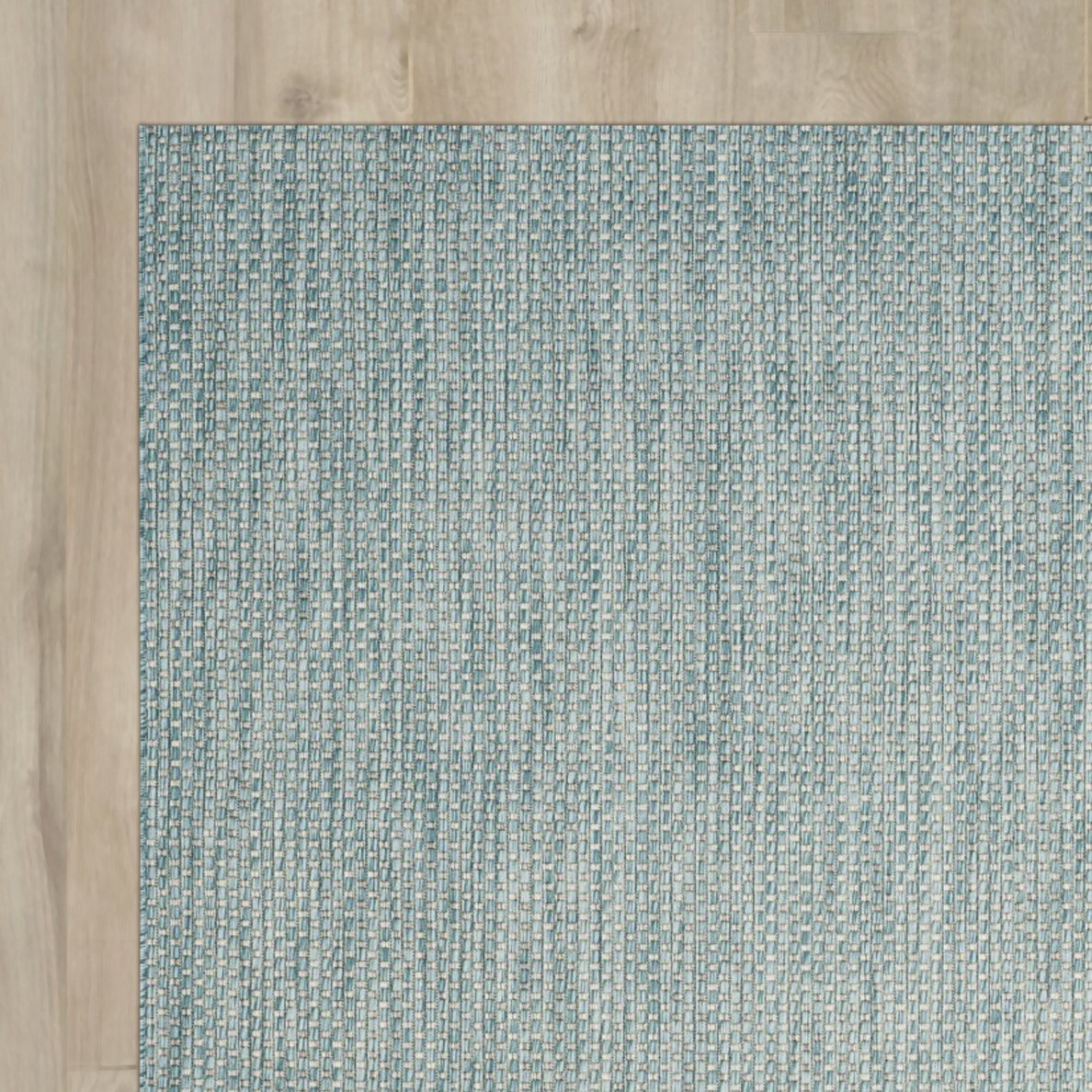 Three Posts Adelia Aqua / Gray Area Rug & Reviews Wayfair