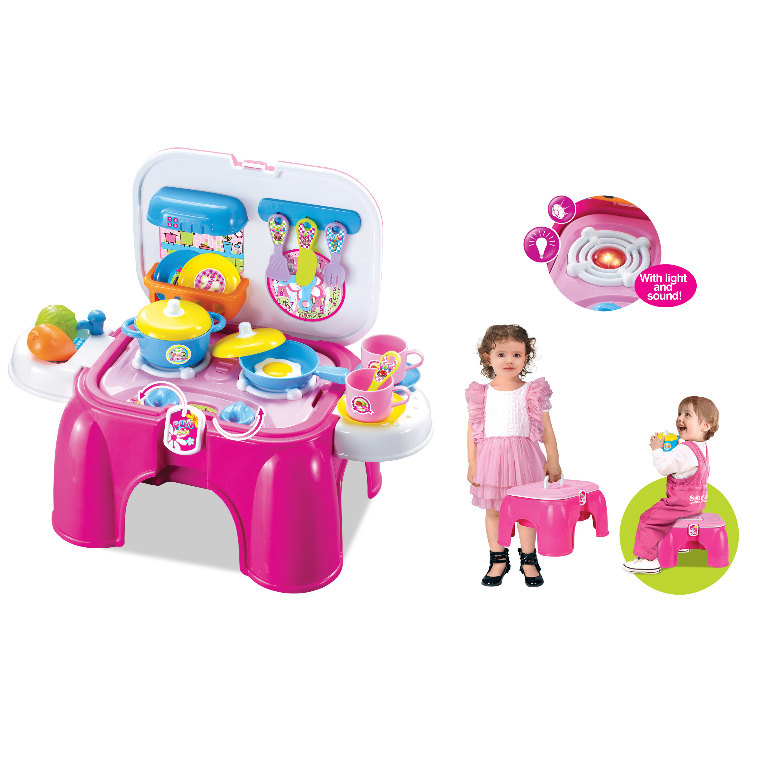 Berry Toys My First Portable Kitchen Play Set Berry Toys My First Portable Kitchen Play Set