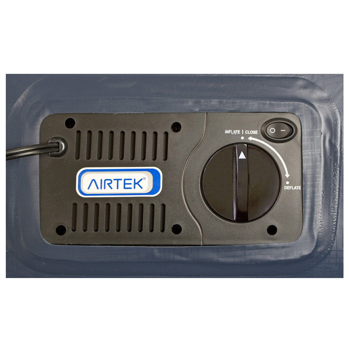 Airtek Foundation 22" Raised Memory Foam Air Mattress with Builtin