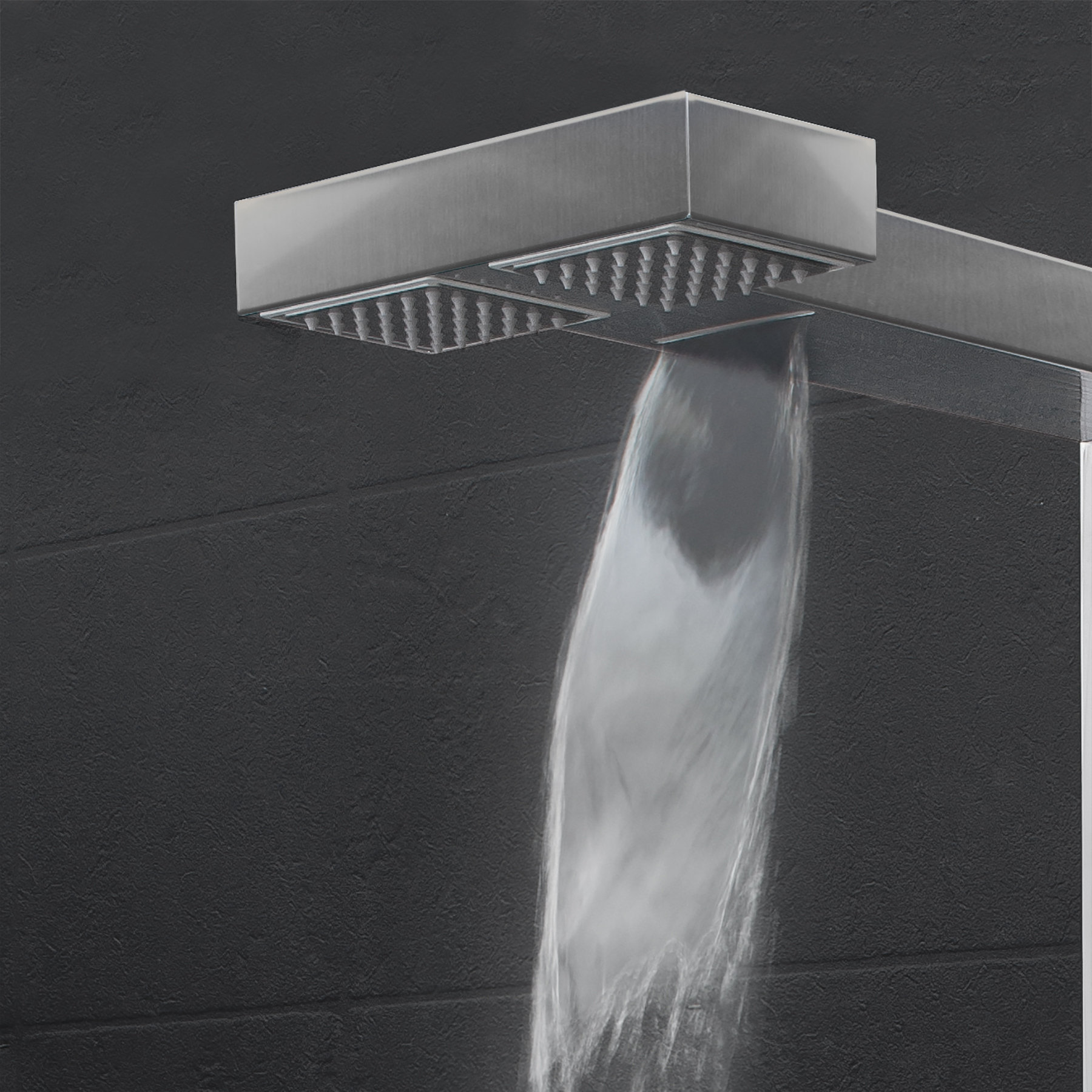 AKDY Rain Waterfall Shower Panel Tower & Reviews Wayfair
