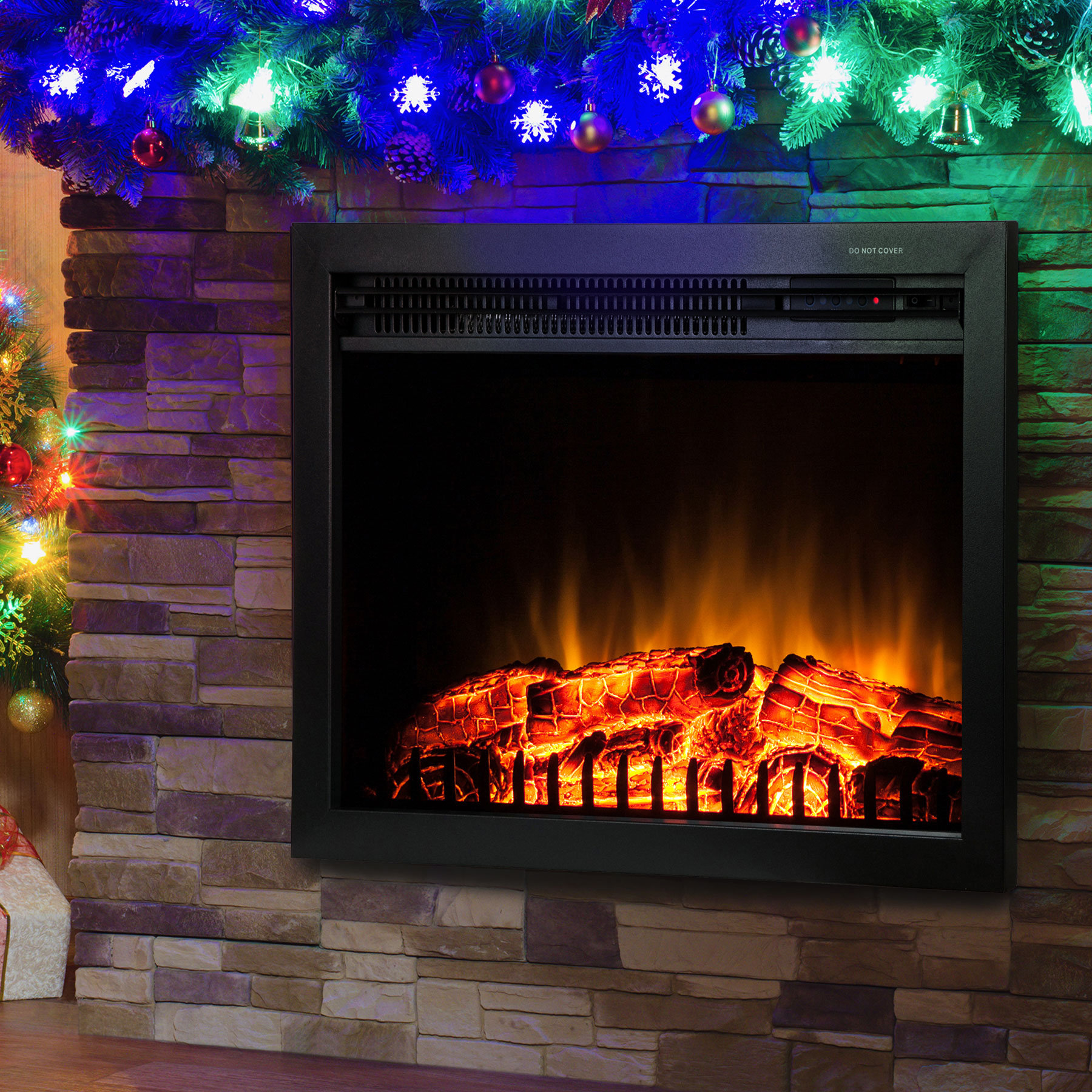 AKDY Freestanding Electric Fireplace Insert & Reviews Wayfair