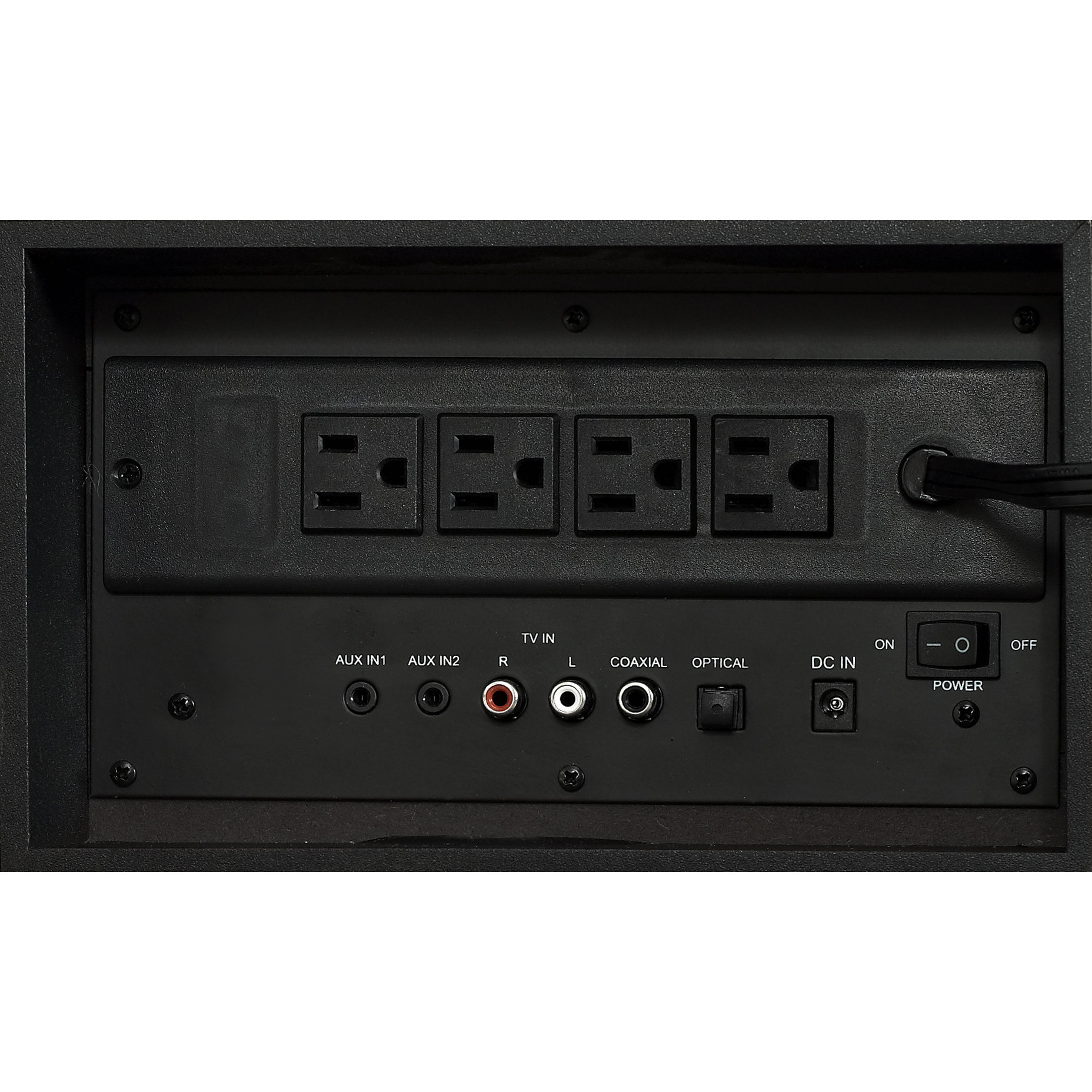 Turnkey LLC Lexington 66" Deluxe TV Stand with BuiltIn Surround Sound