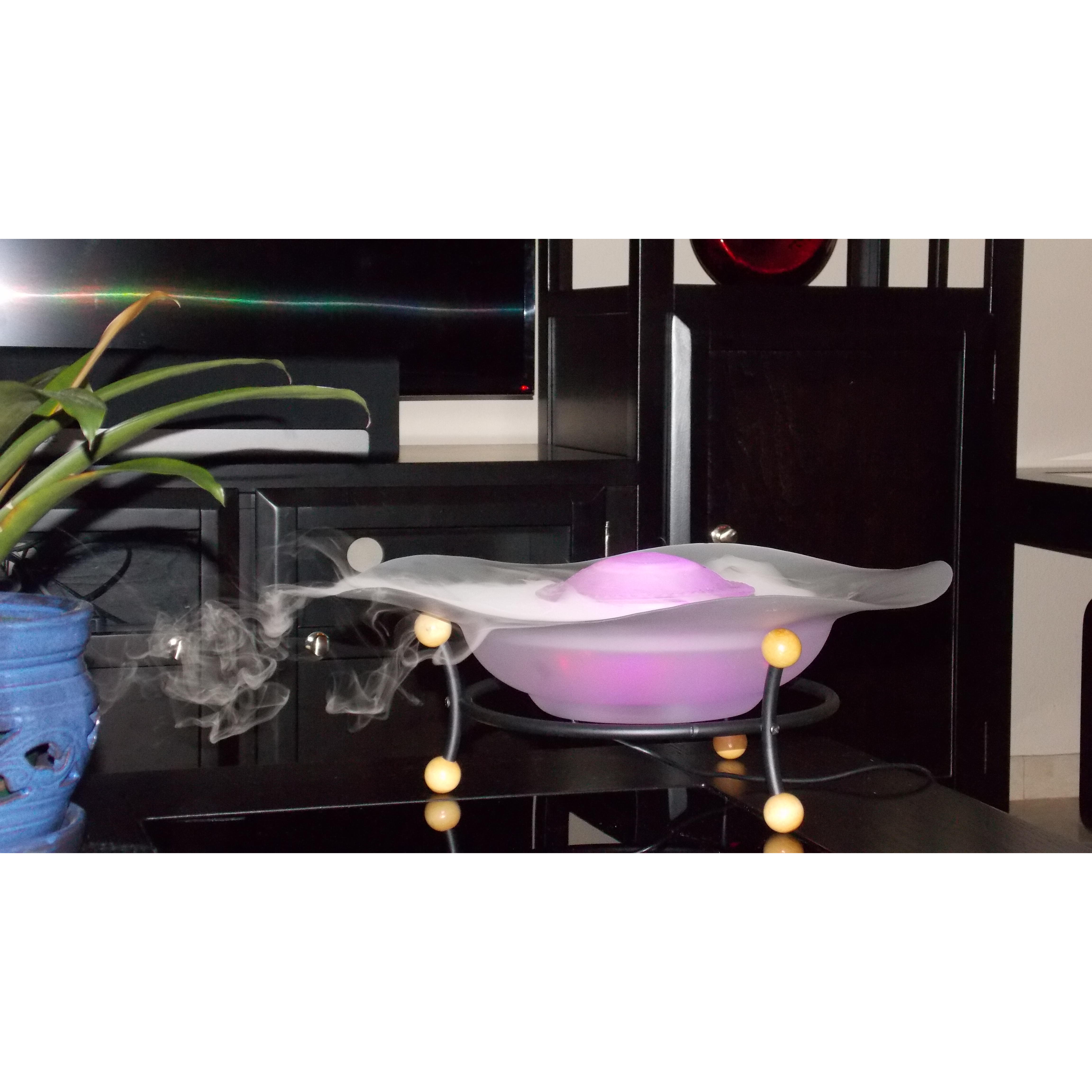 Canary Products Glass Canary Table Top Mist Fountain/Aroma Diffuser