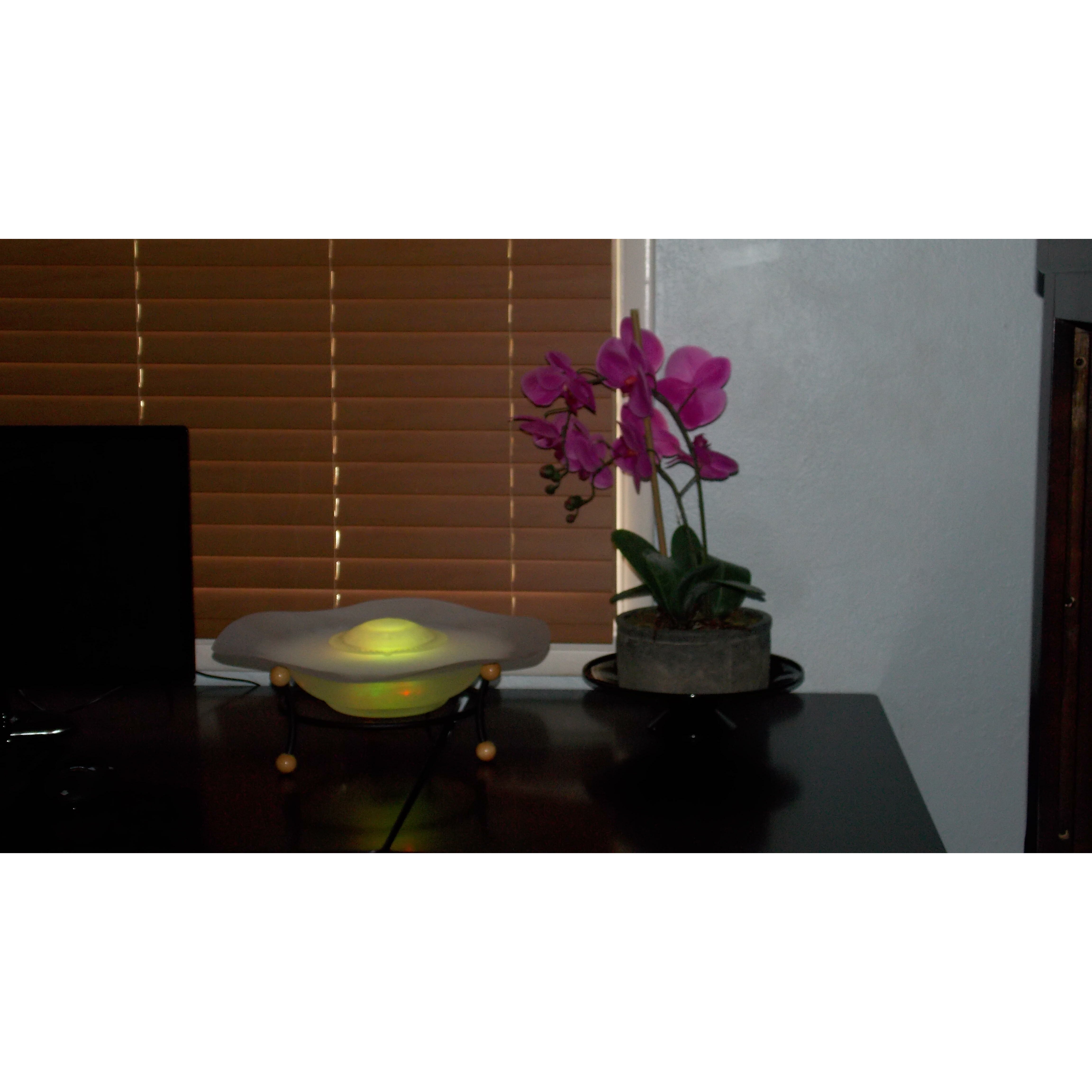 Canary Products Glass Canary Table Top Mist Fountain/Aroma Diffuser