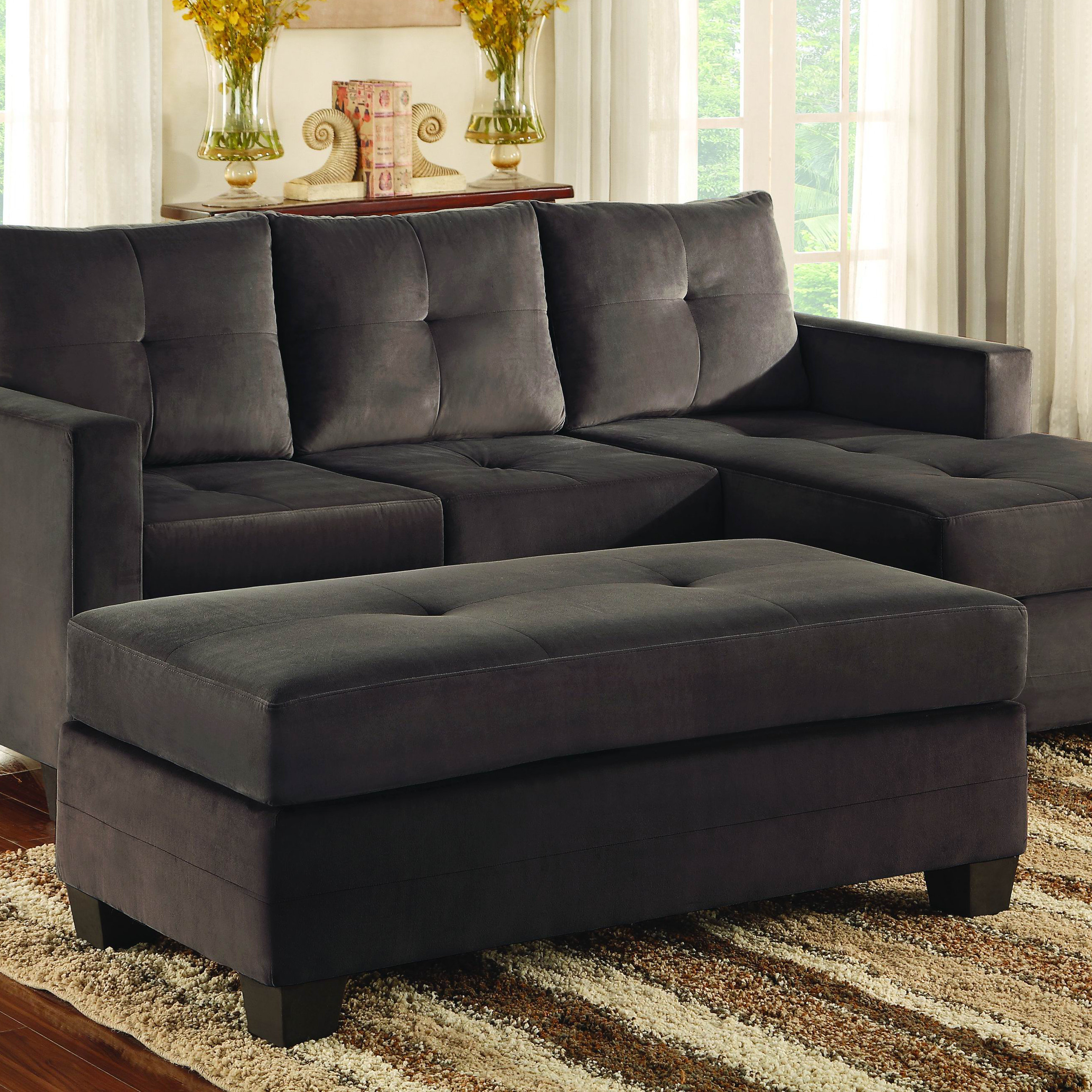 Homelegance Phelps Reversible Sectional & Reviews Wayfair