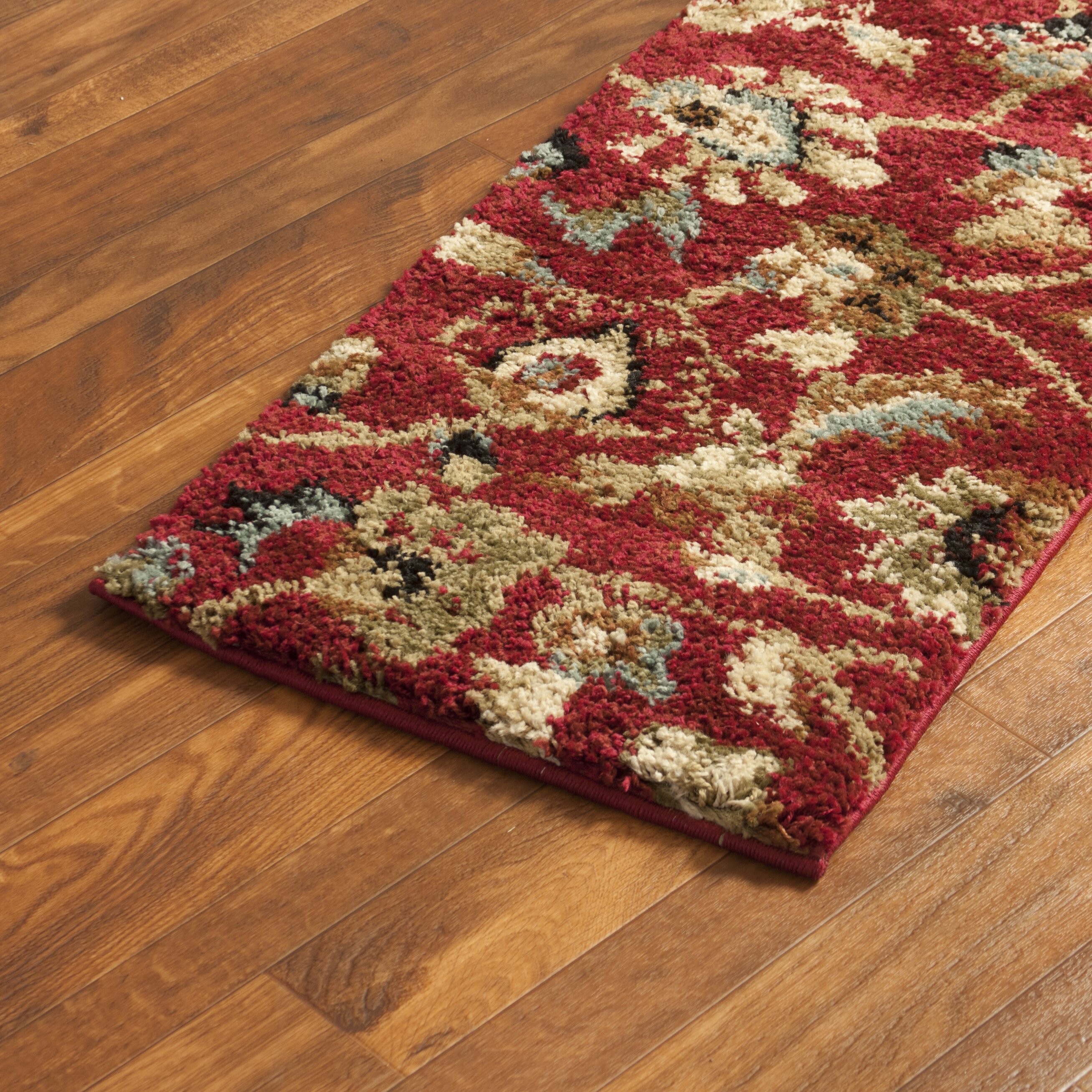 Well Woven Avenue Marcy Floral Red Area Rug & Reviews Wayfair