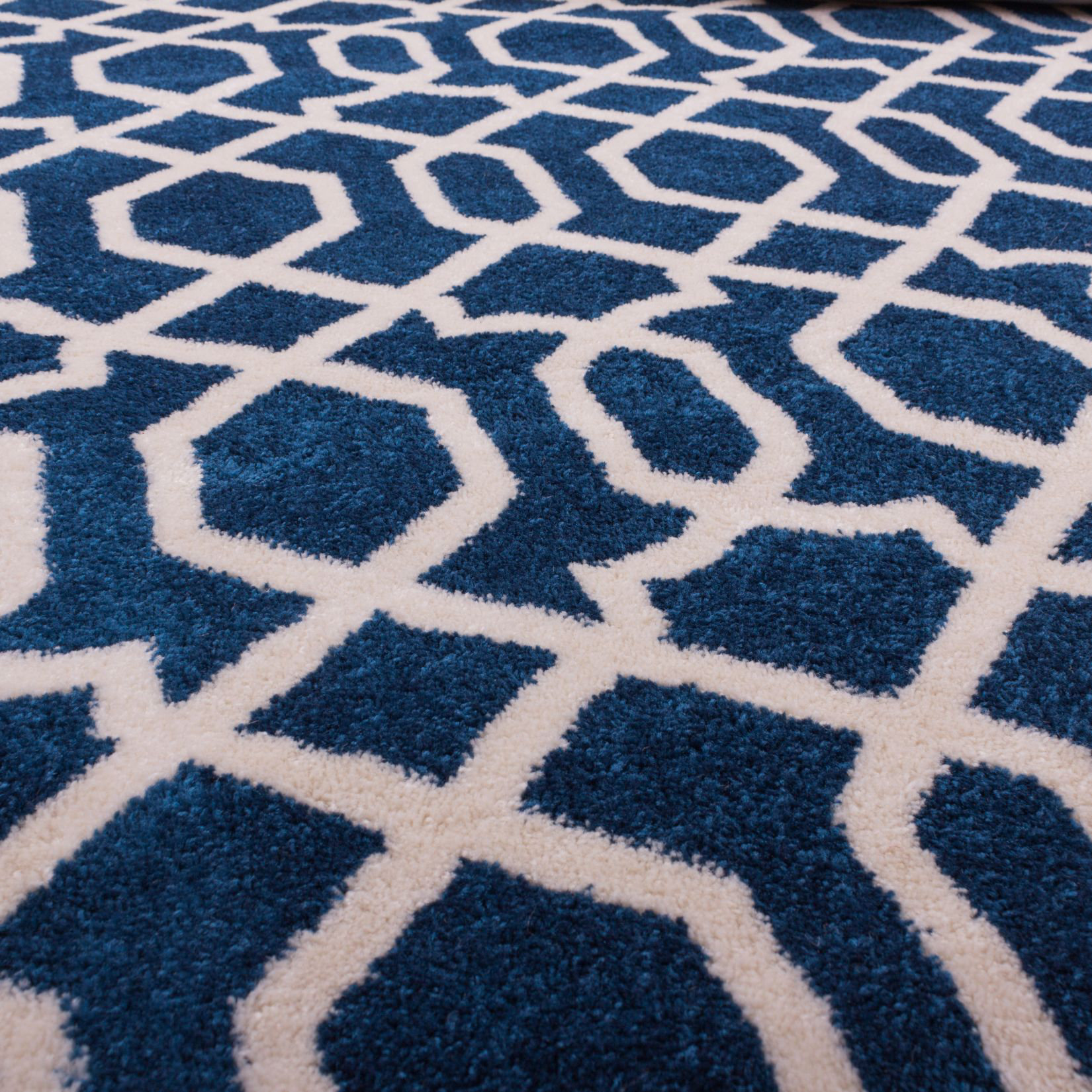 Well Woven Sydney Geo Helix Navy Blue Area Rug & Reviews Wayfair