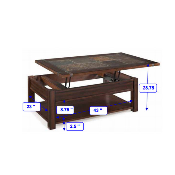 Magnussen Roanoke Coffee Table with Lift Top and Caster & Reviews Wayfair