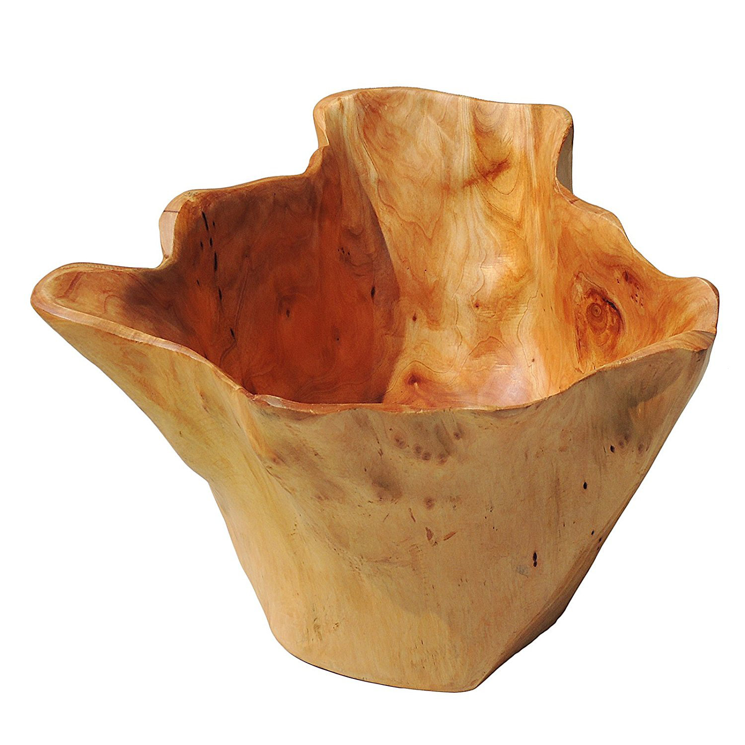 Welland Industries LLC Handmade Storage Natural Root Wood