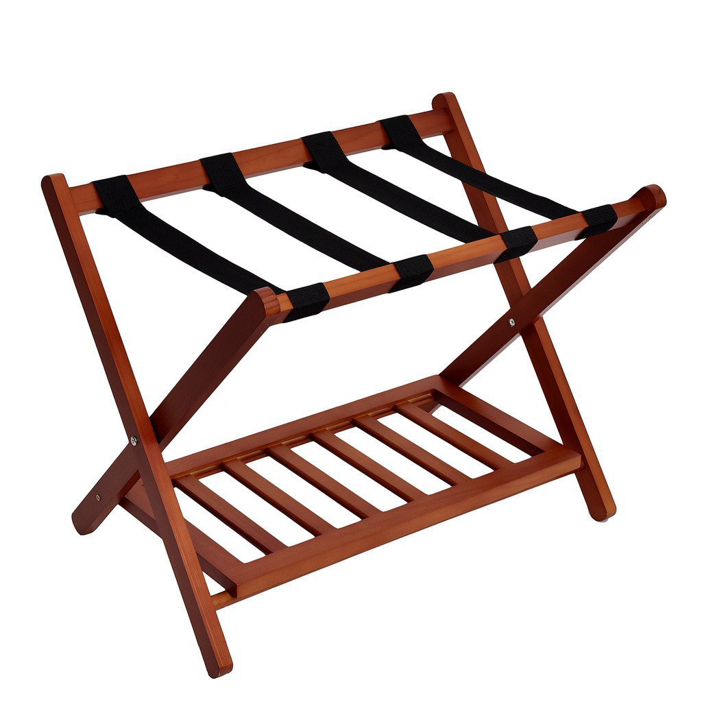 Welland Industries LLC Wood Folding Luggage Rack | Wayfair.ca