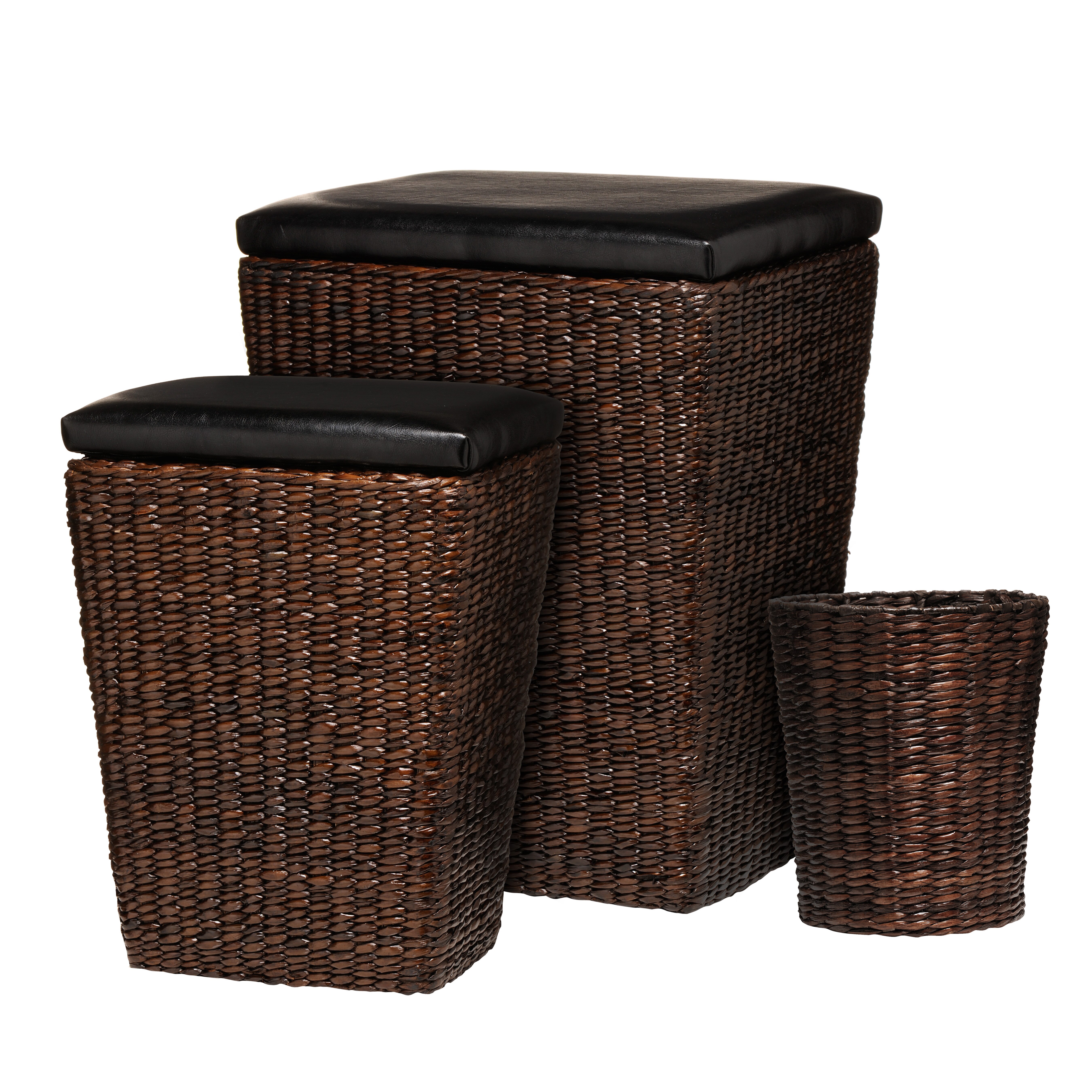 All Home 3 Piece Laundry Basket Set & Reviews Wayfair UK